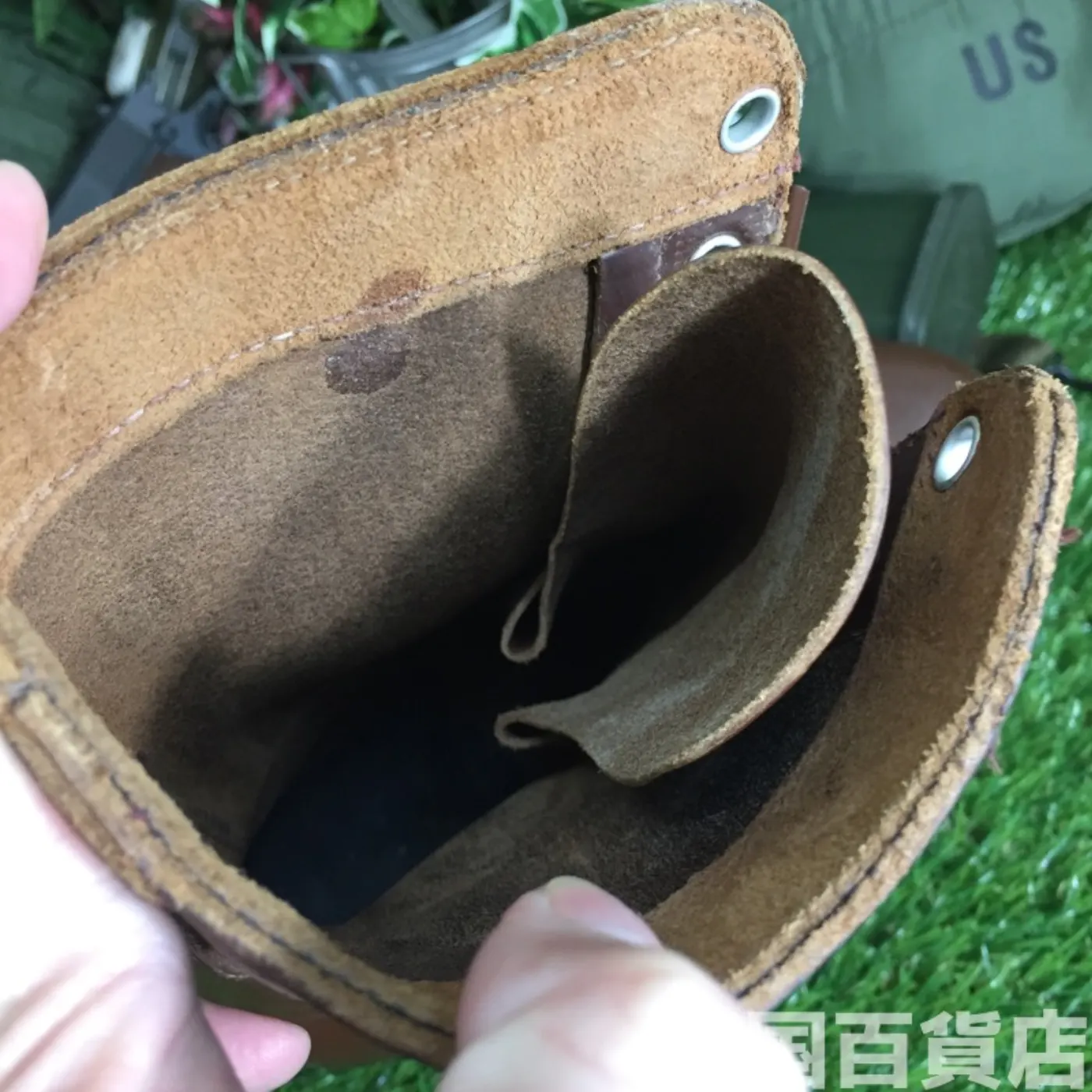 オールレザー コンバットブーツ サイズ不明（約30cm）茶色 中古良品 記録写真9