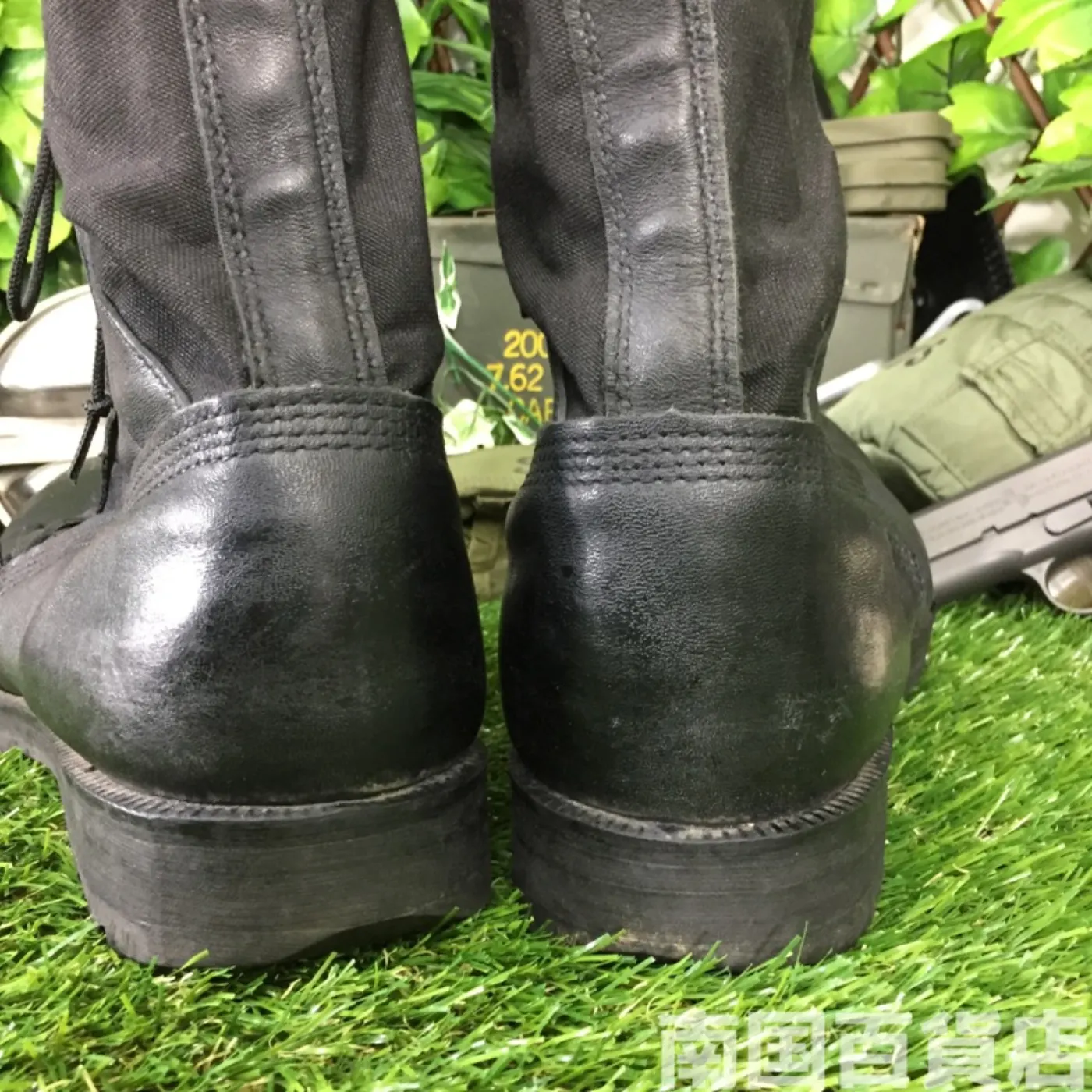 オールレザー コンバットブーツ 12(約30cm) 黒 中古良品 記録写真4