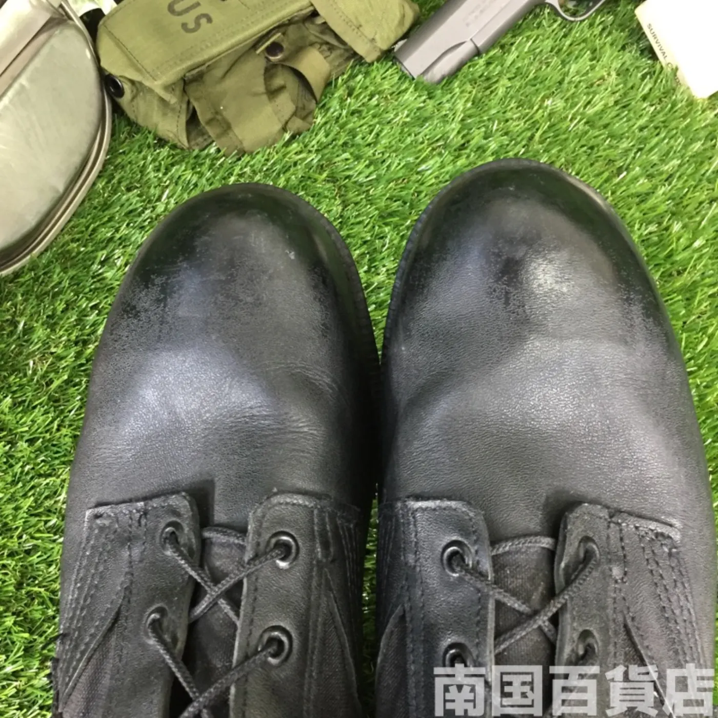 オールレザー コンバットブーツ 12(約30cm) 黒 中古良品 記録写真6