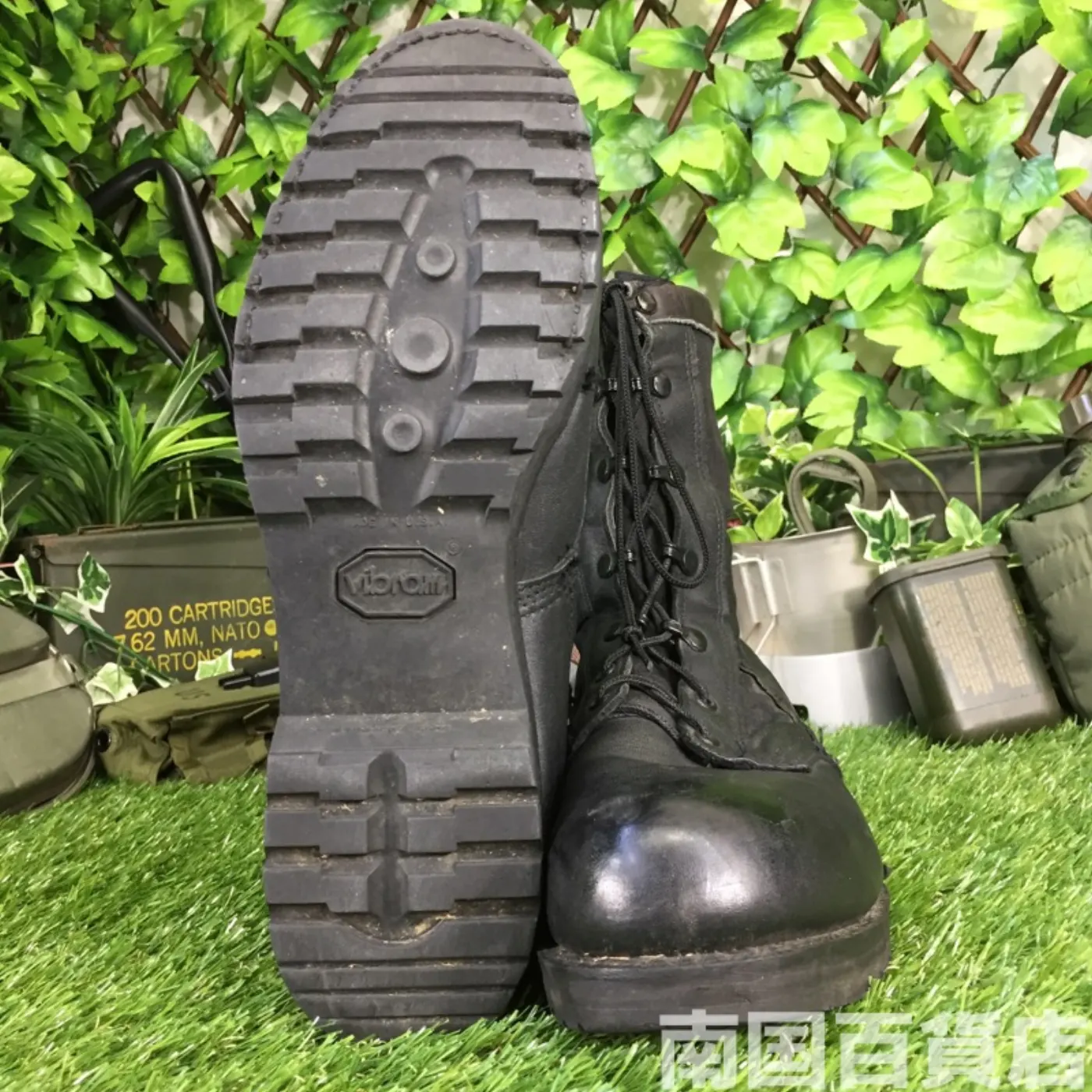 オールレザー コンバットブーツ 12(約30cm) 黒 中古良品 記録写真7