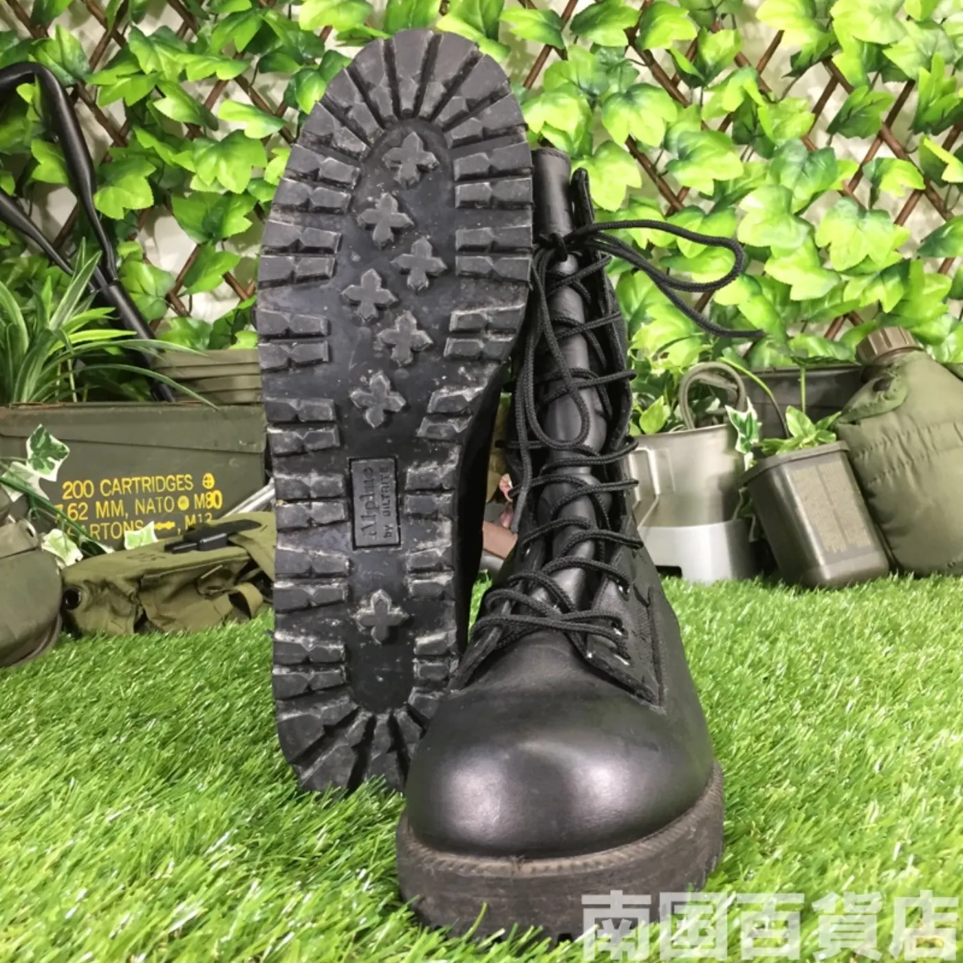 オールレザー コンバットブーツ 8(約6cm) 黒 新品 記録写真7
