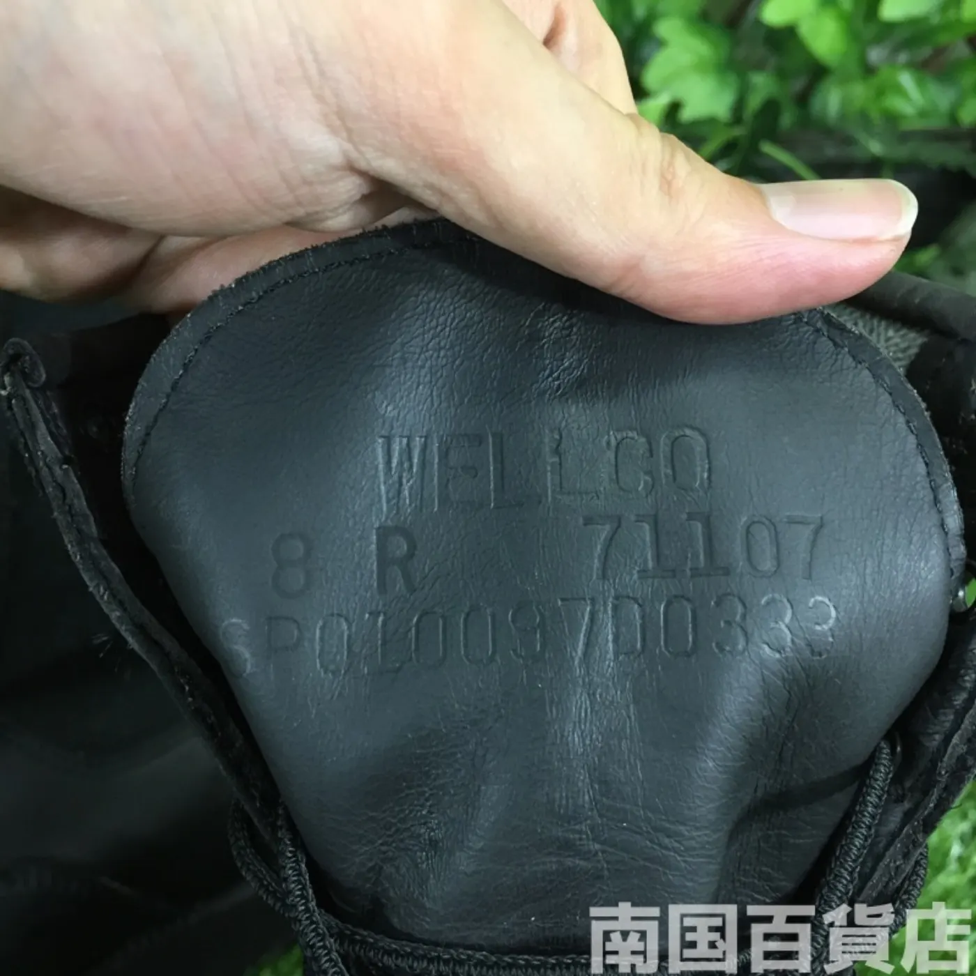 オールレザー コンバットブーツ 8(約6cm) 黒 新品 記録写真8