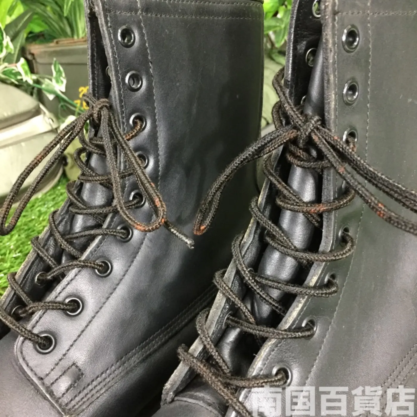 オールレザー コンバットブーツ 7 1/2（約25.5cm） 黒 新品 記録写真4