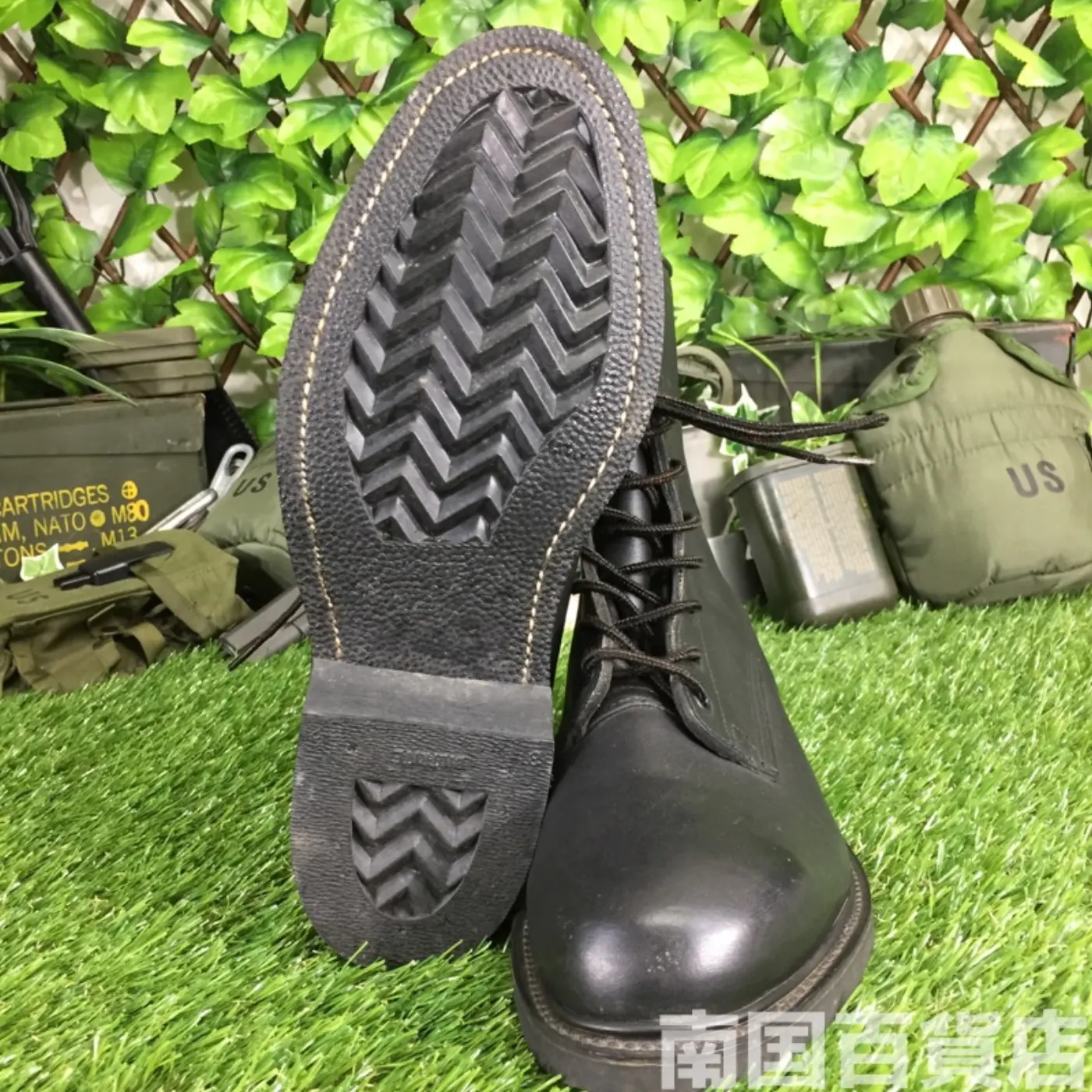 オールレザー コンバットブーツ 7 1/2（約25.5cm） 黒 新品 記録写真7