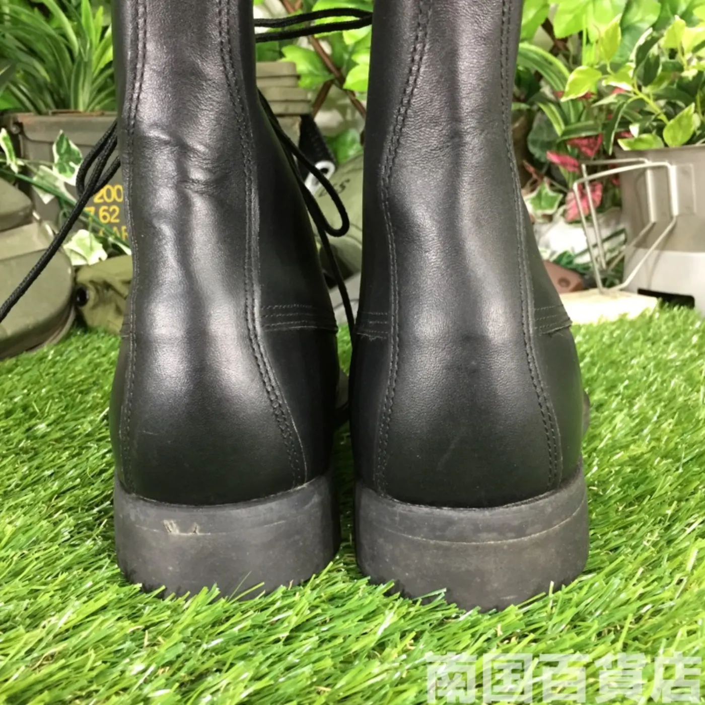 オールレザー コンバットブーツ 7 1/2（約25.5cm） 黒 新品 記録写真5