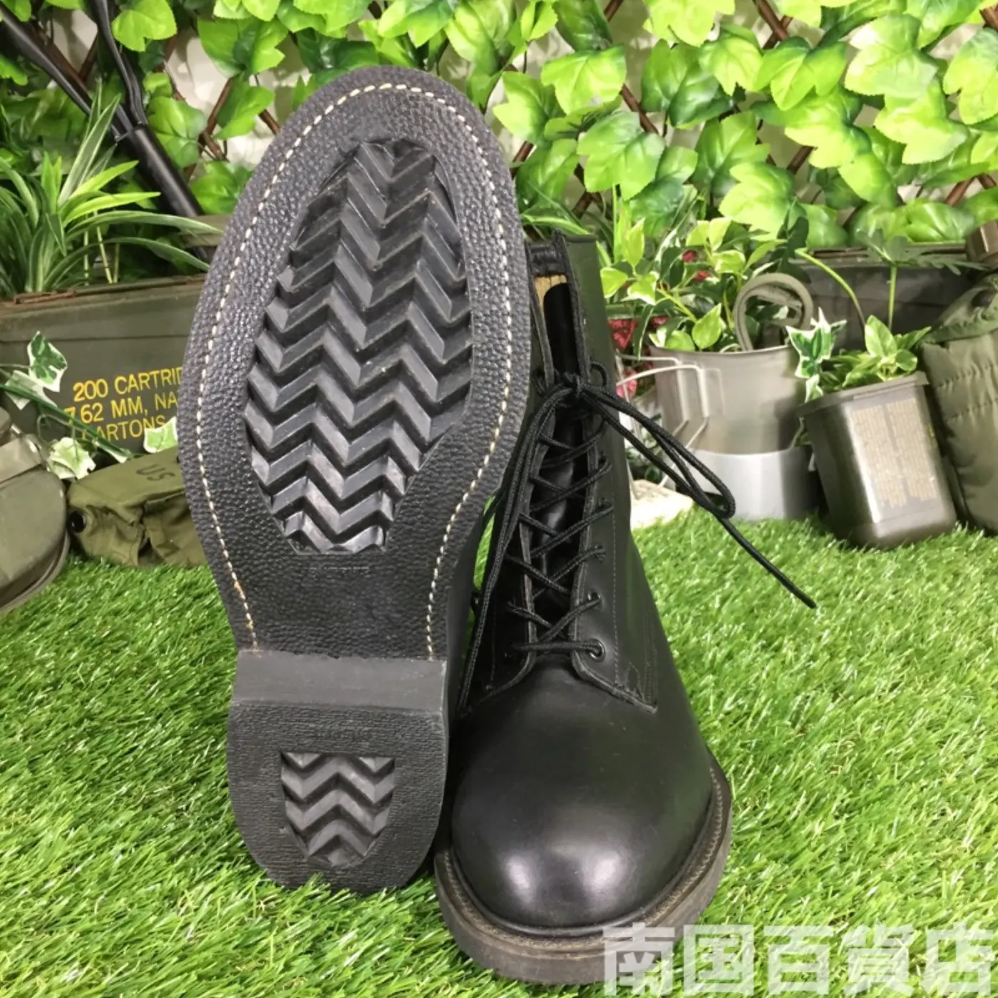 オールレザー コンバットブーツ 7 1/2（約25.5cm） 黒 新品 記録写真6