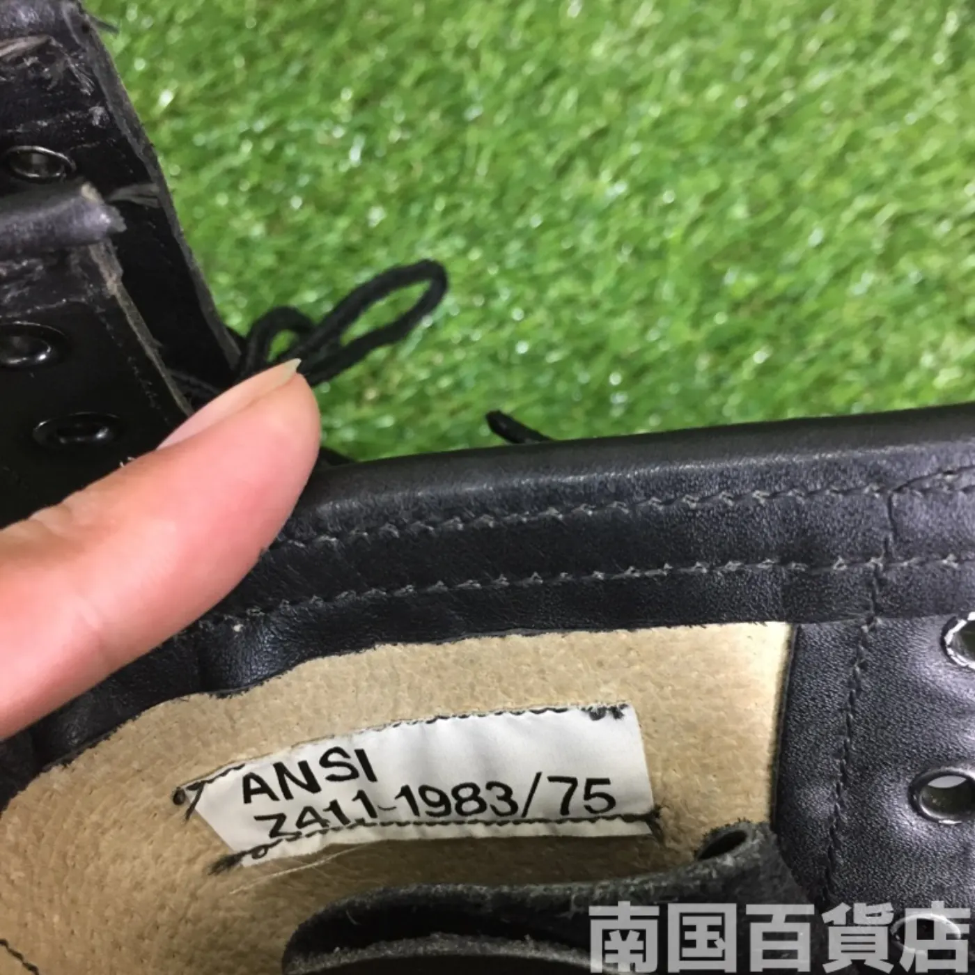 オールレザー コンバットブーツ 7 1/2（約25.5cm） 黒 新品 記録写真7