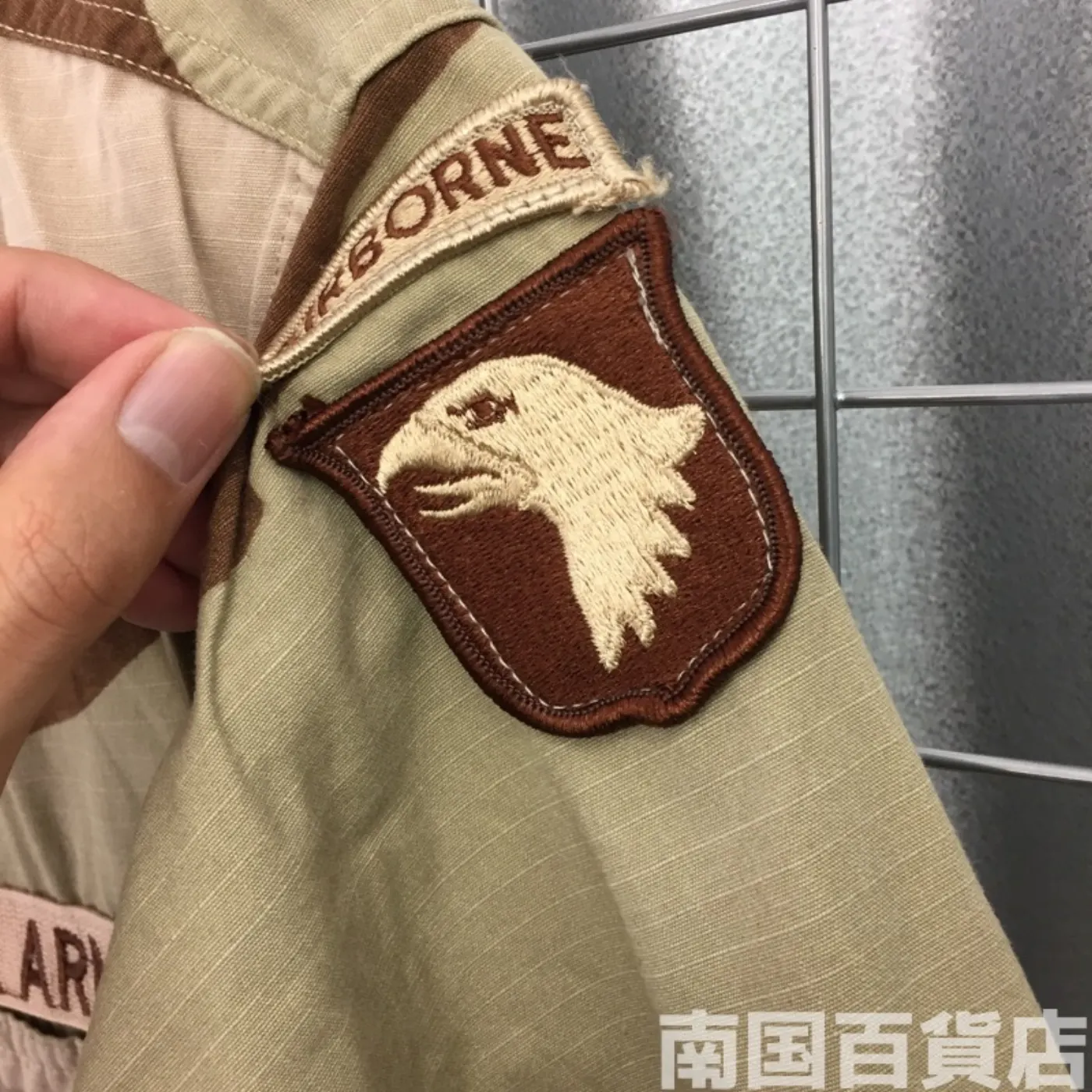3C 迷彩 ジャケット S-XS 中古良品 パッチ付き リップストップ 記録写真10