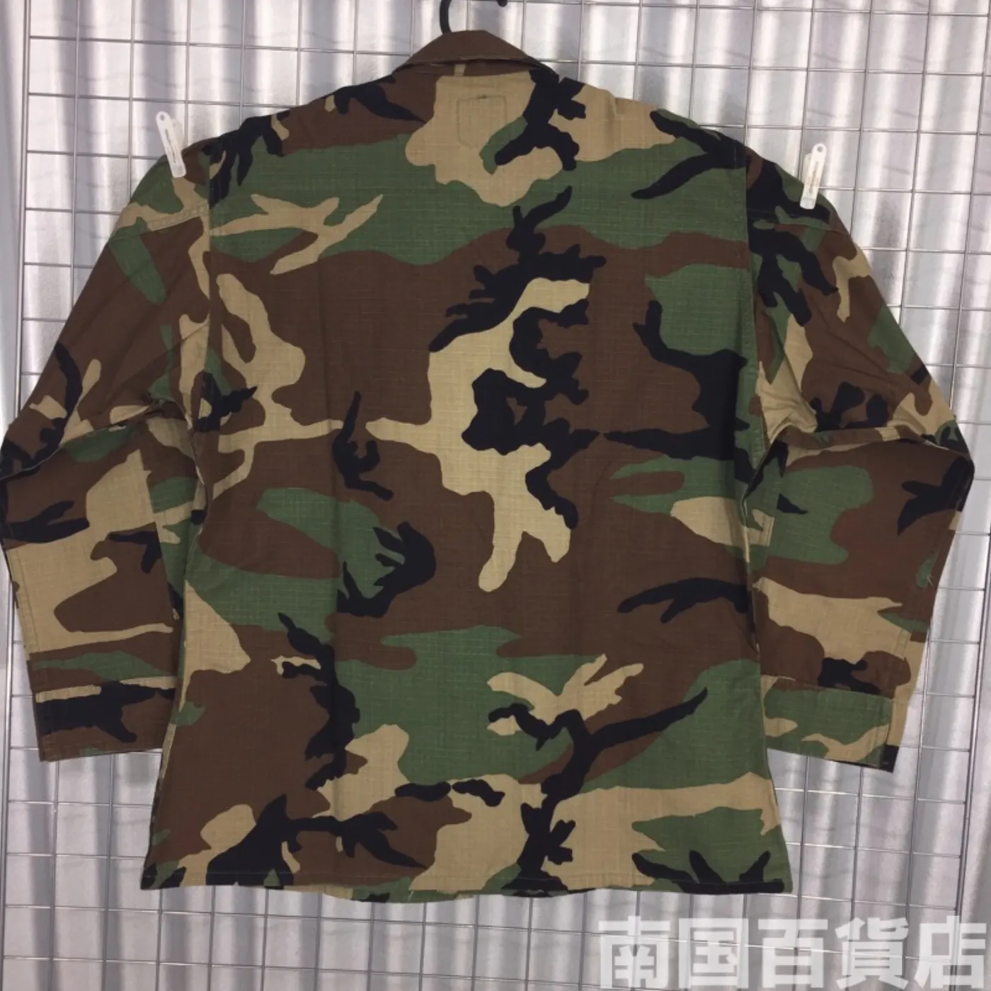 ウッドランド カモフラージュ 迷彩 ジャケット M-S 中古良品 記録写真2