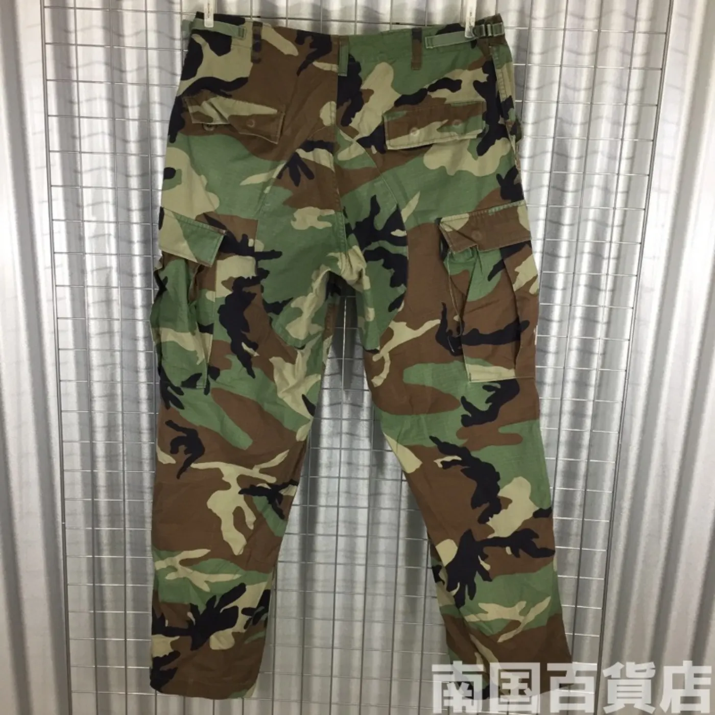 ウッドランド カモフラージュ 迷彩 パンツ M-R 中古品 記録写真2