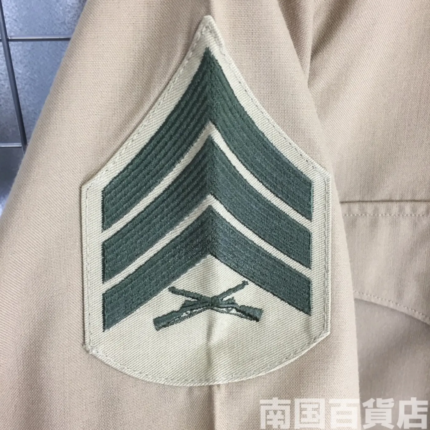 USMC カーキードレスシャツ (半袖) 16 中古良品 記録写真8