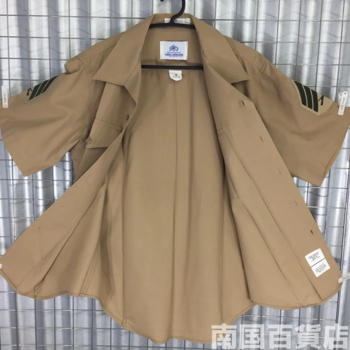 USMC カーキードレスシャツ (半袖) 16 中古良品 記録写真6