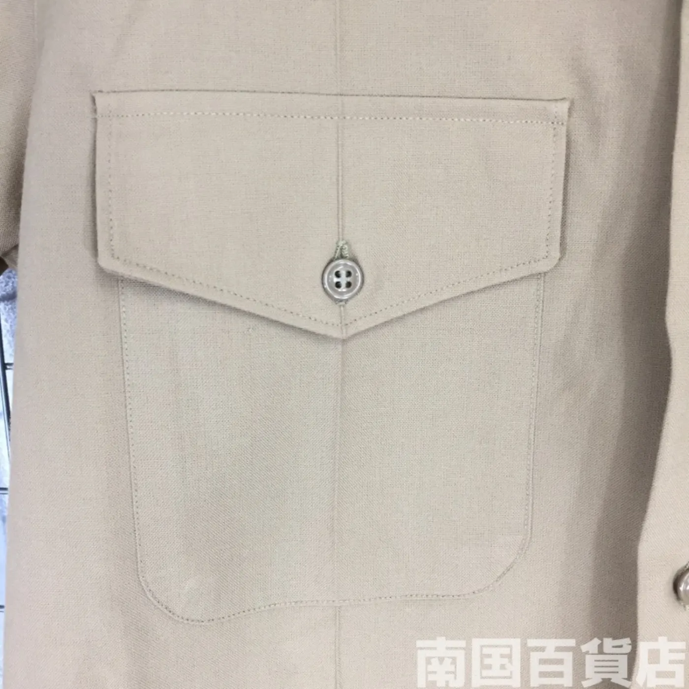 USMC カーキードレスシャツ (半袖) 15 中古良品 記録写真7