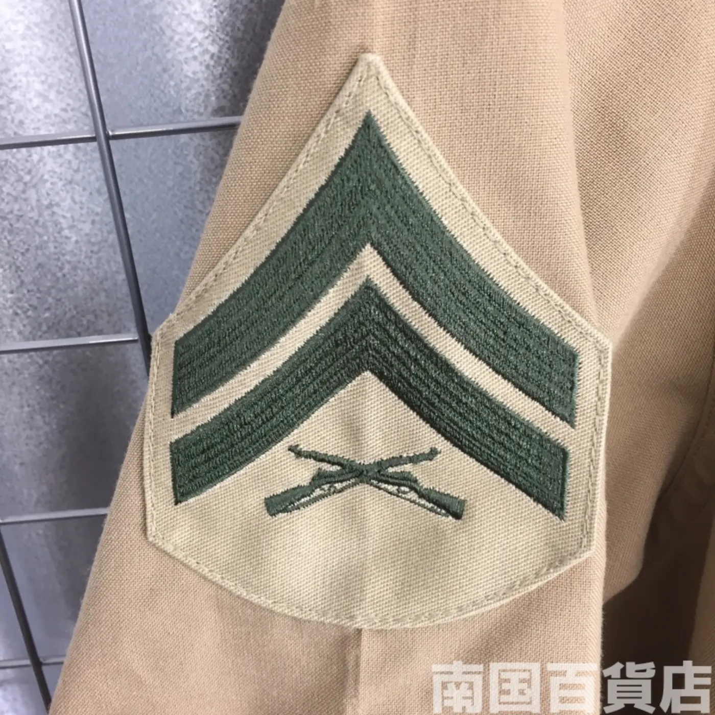 USMC カーキードレスシャツ (半袖) 15 中古良品 記録写真8