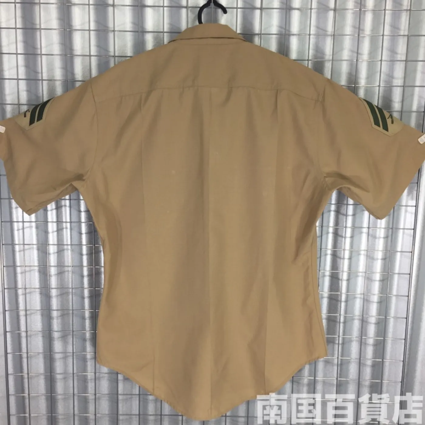 USMC カーキードレスシャツ (半袖) 15 中古良品 記録写真2