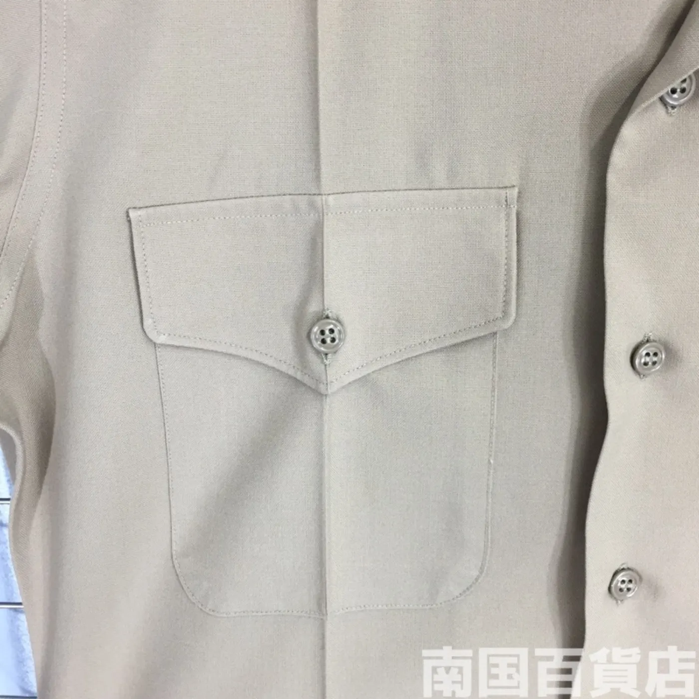 USMC カーキードレスシャツ （半袖）16 中古良品 記録写真7