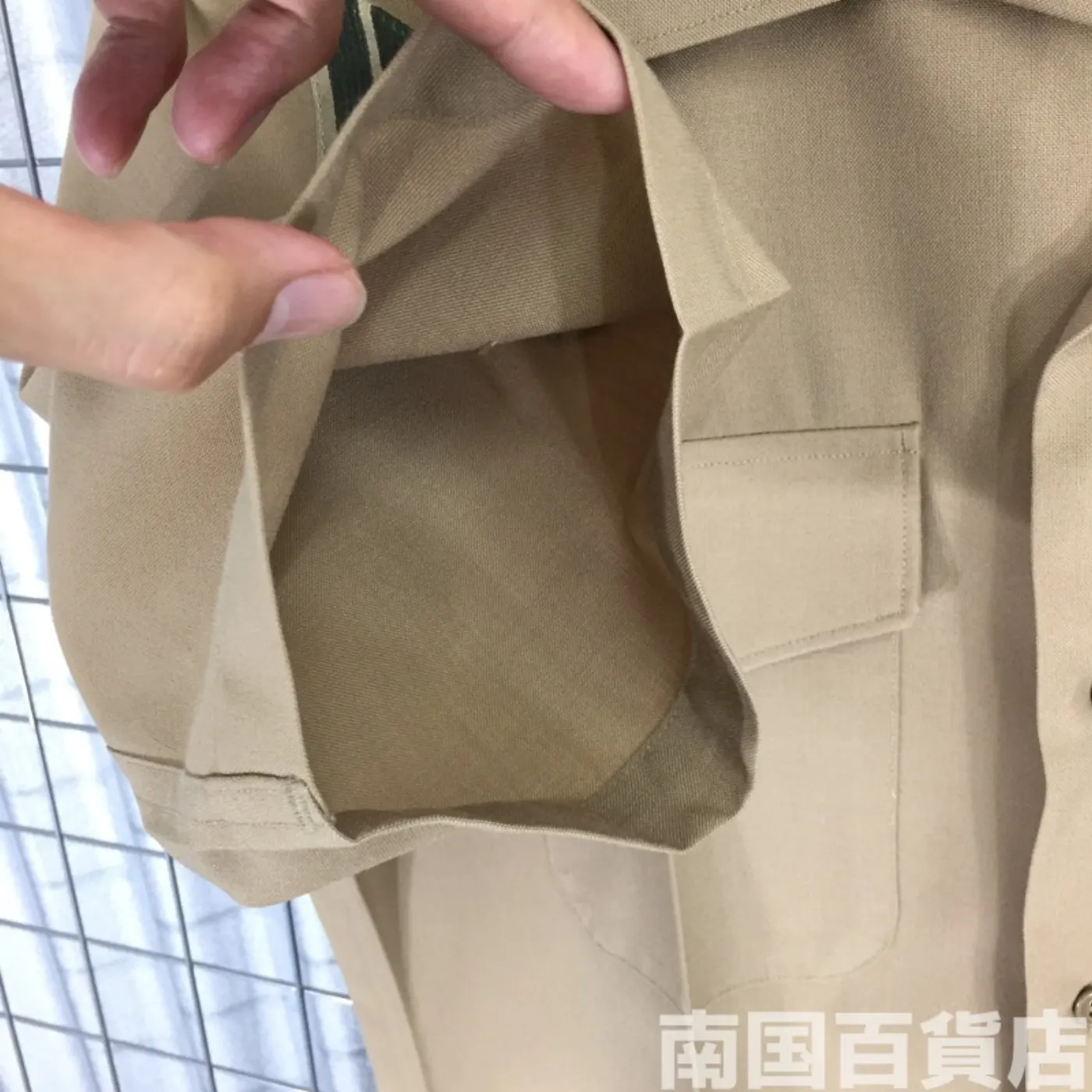 USMC カーキードレスシャツ （半袖）16 中古良品 記録写真10