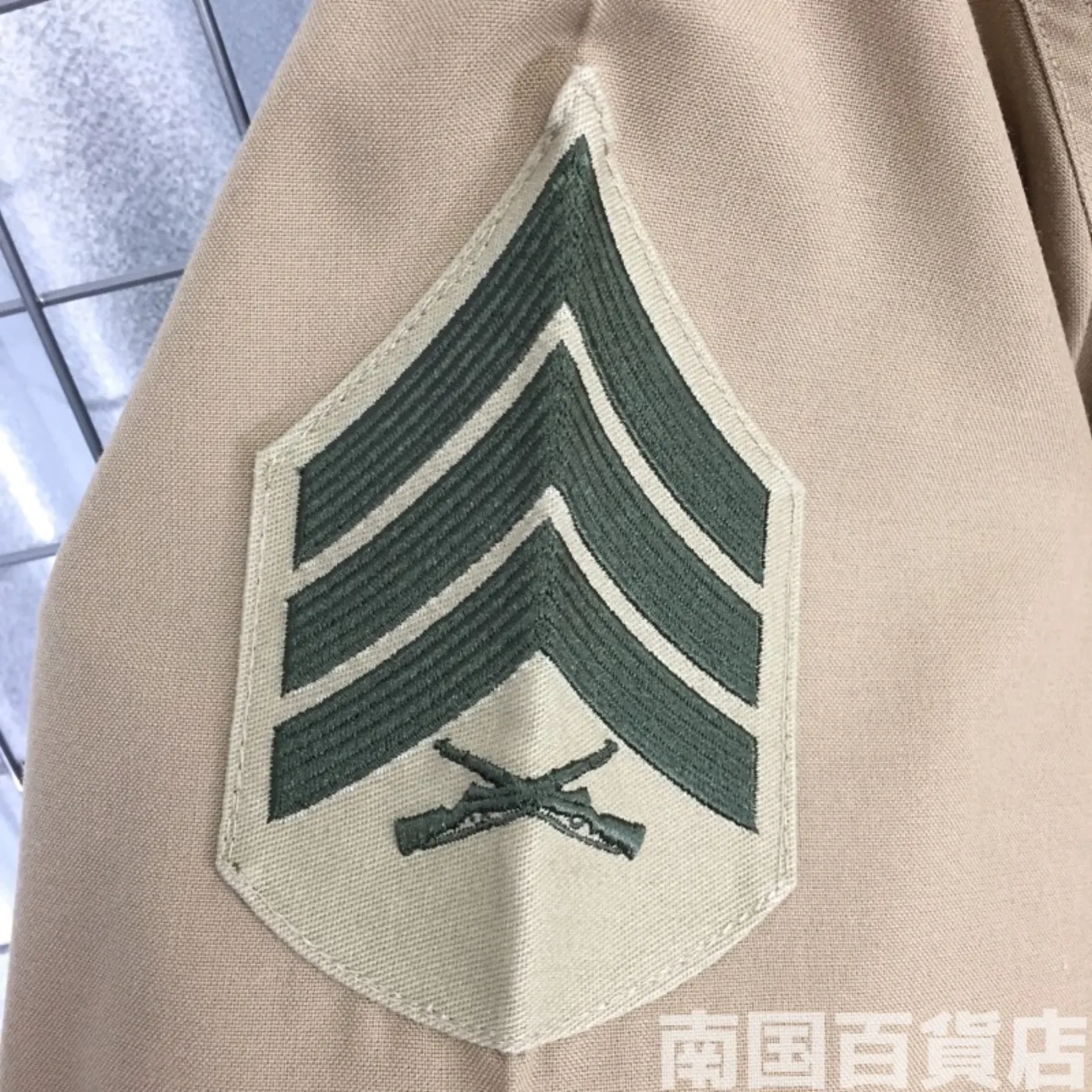 USMC カーキードレスシャツ （半袖）16 中古良品 記録写真9