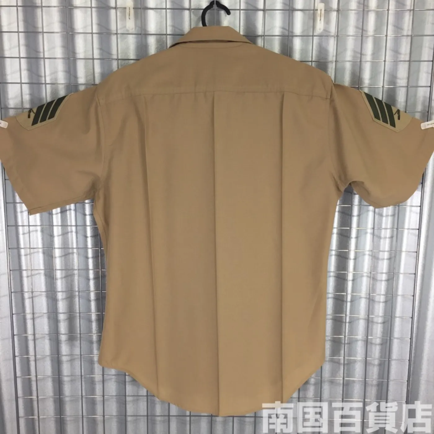 USMC カーキードレスシャツ （半袖）16 中古良品 記録写真2