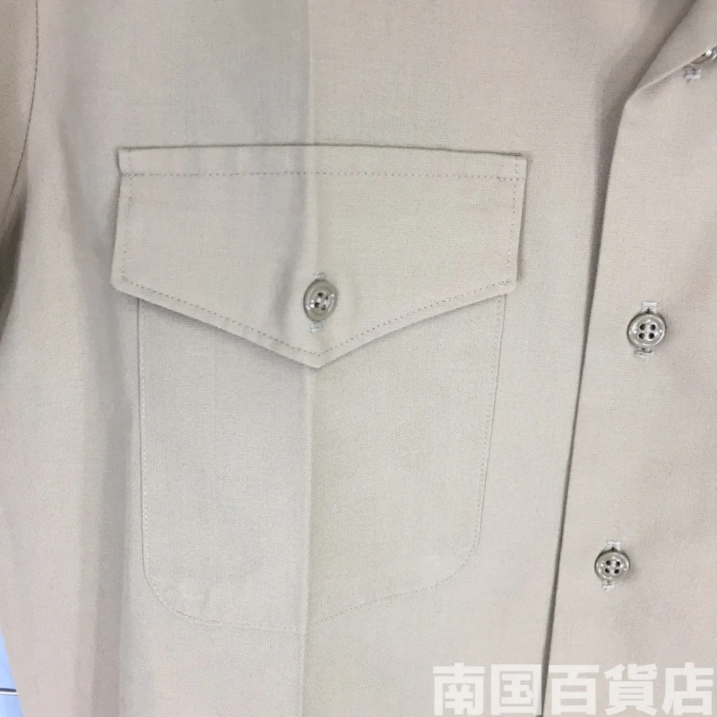 USMC カーキードレスシャツ (半袖) 15 中古良品 記録写真5
