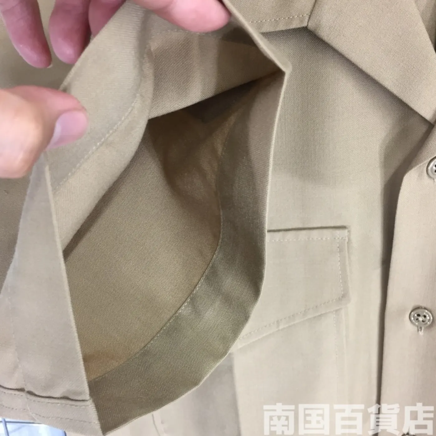 USMC カーキードレスシャツ (半袖) 15 1/2 中古良品 記録写真9