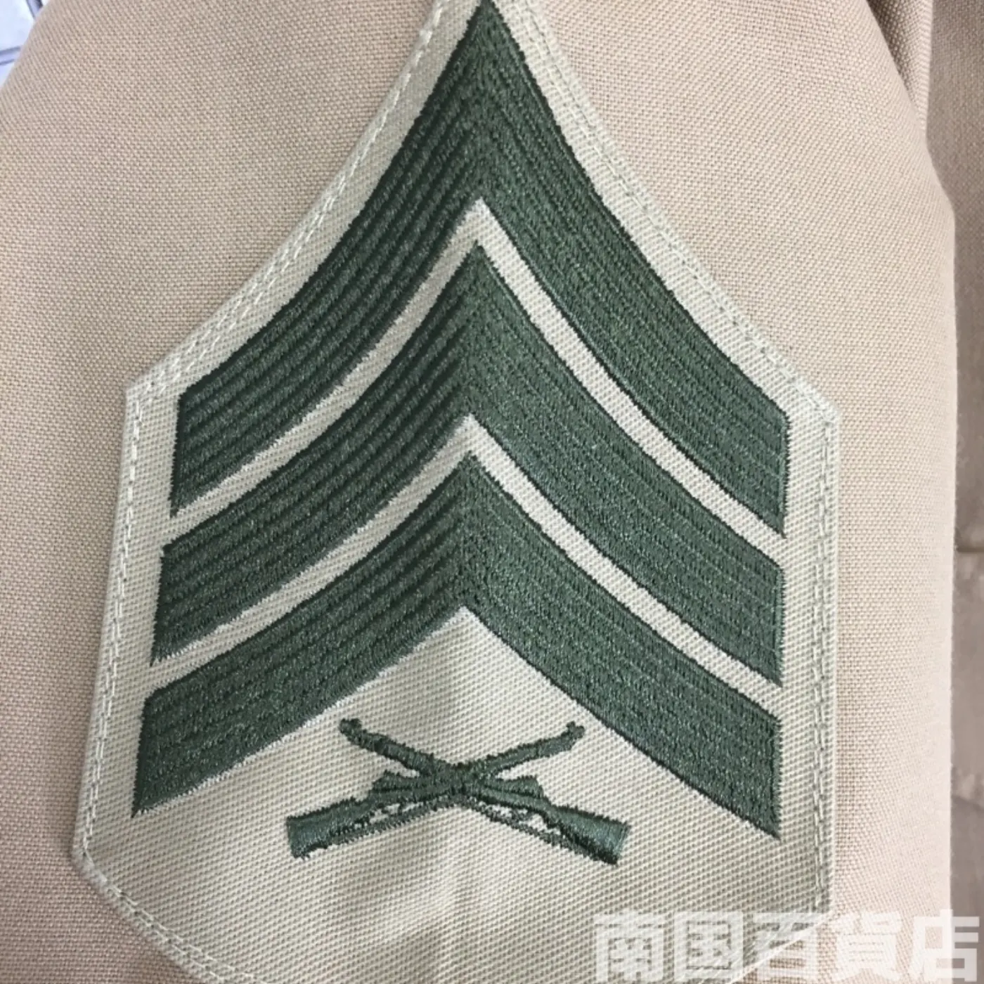 USMC カーキードレスシャツ (半袖) 15 1/2 中古良品 記録写真7