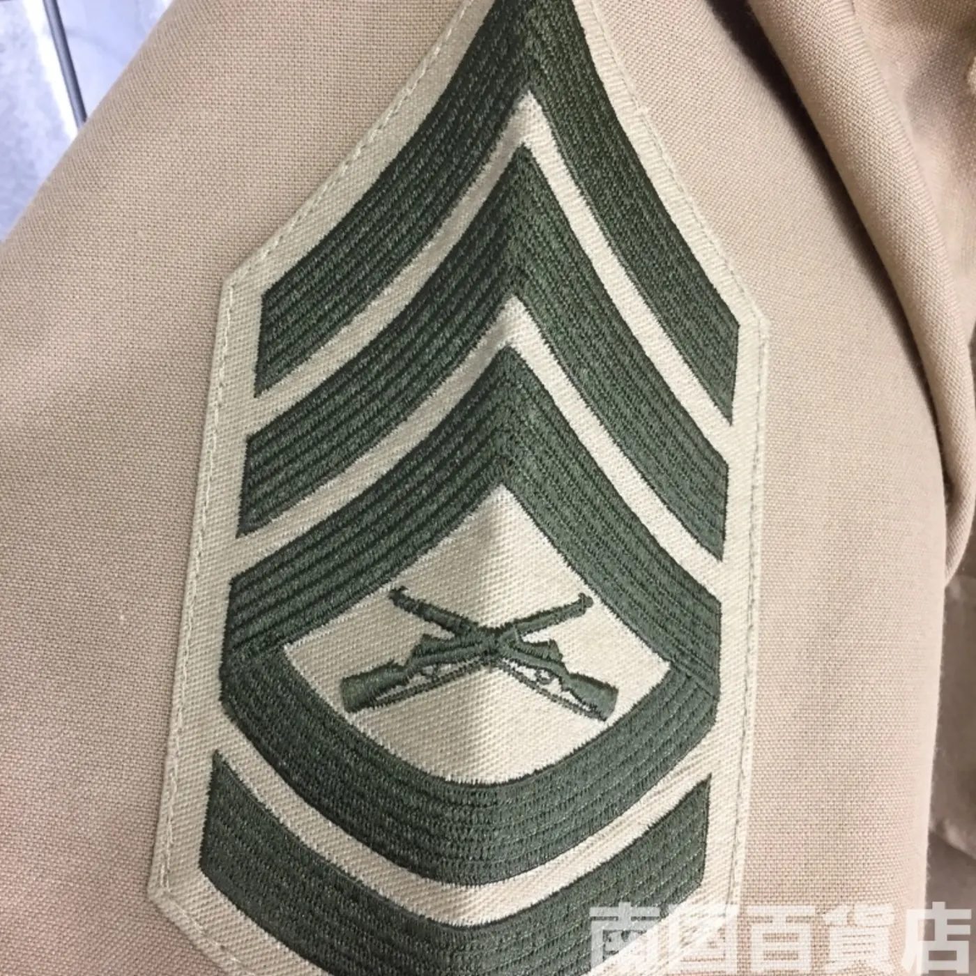 USMC カーキードレスシャツ (半袖) M 中古良品 記録写真9