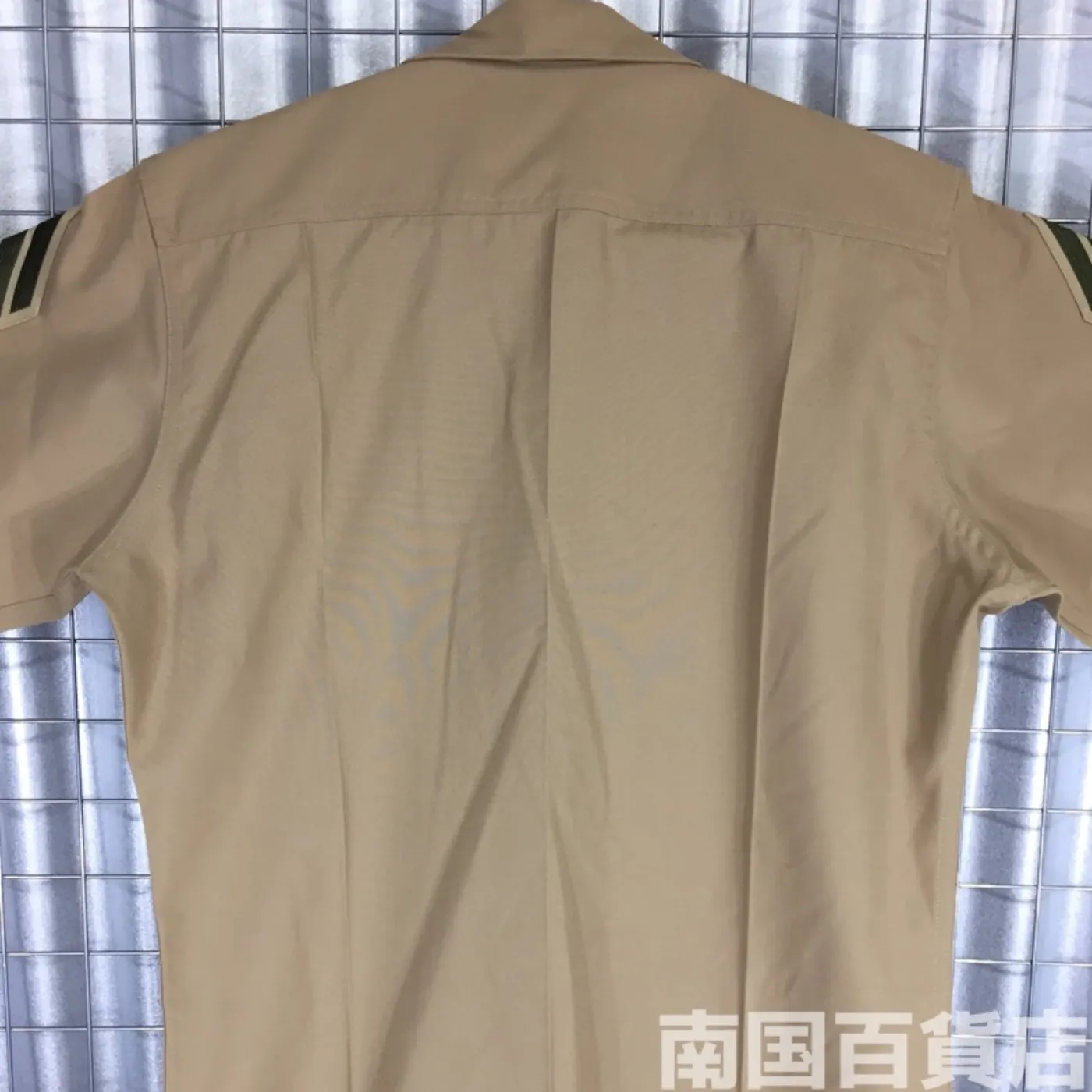 USMC カーキードレスシャツ (半袖) M 中古良品 記録写真2