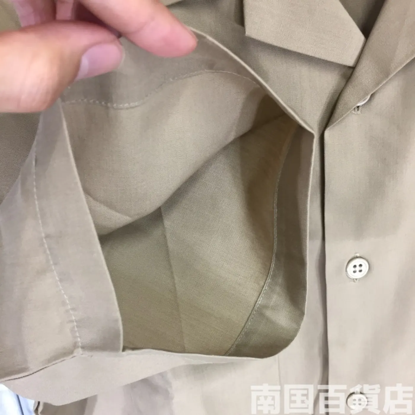 USMC カーキードレスシャツ (半袖) M 中古良品 記録写真9