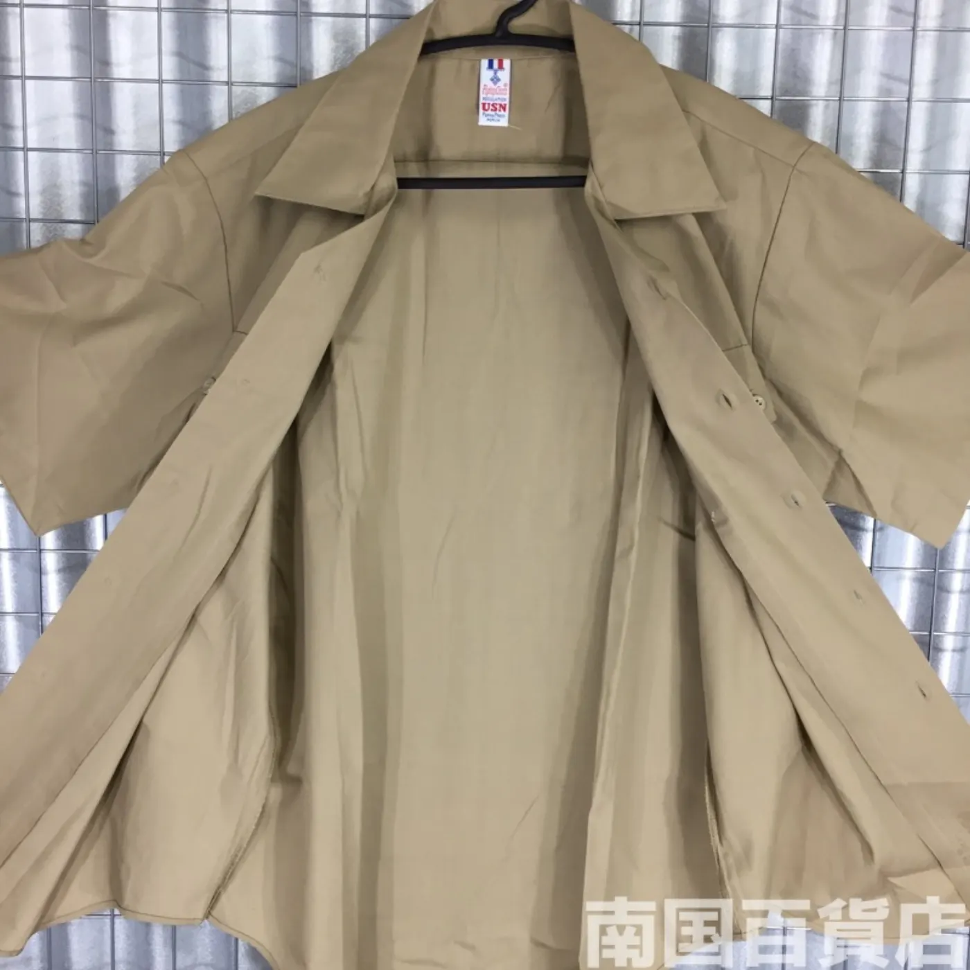 USMC カーキードレスシャツ (半袖) M 中古良品 記録写真7