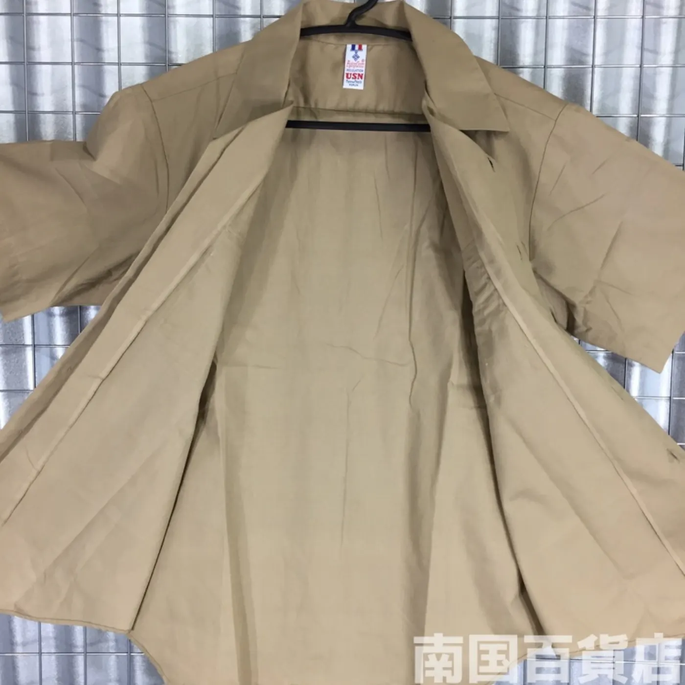USMC カーキードレスシャツ (半袖) M 中古良品 記録写真6