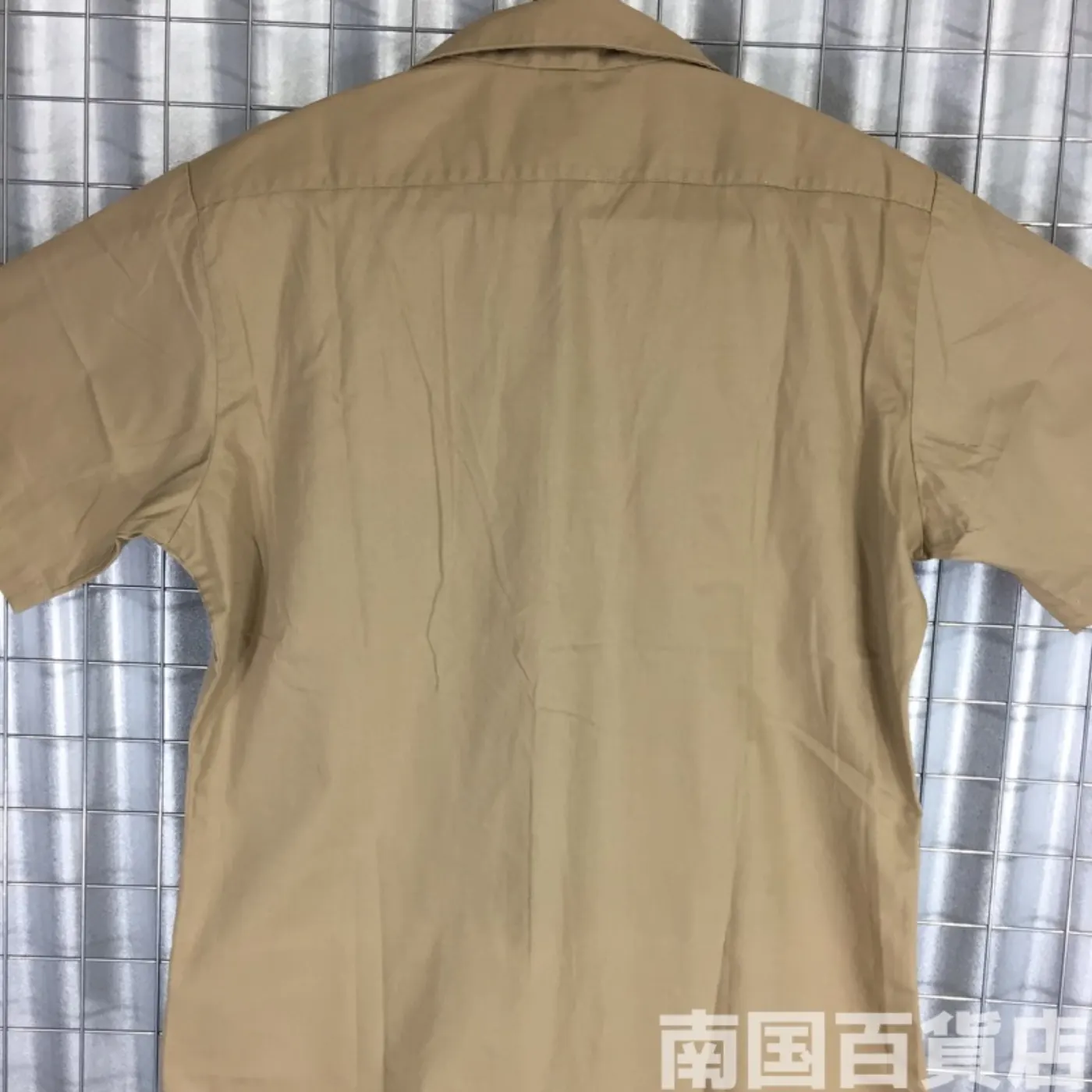USMC カーキードレスシャツ (半袖) M 中古良品 記録写真2