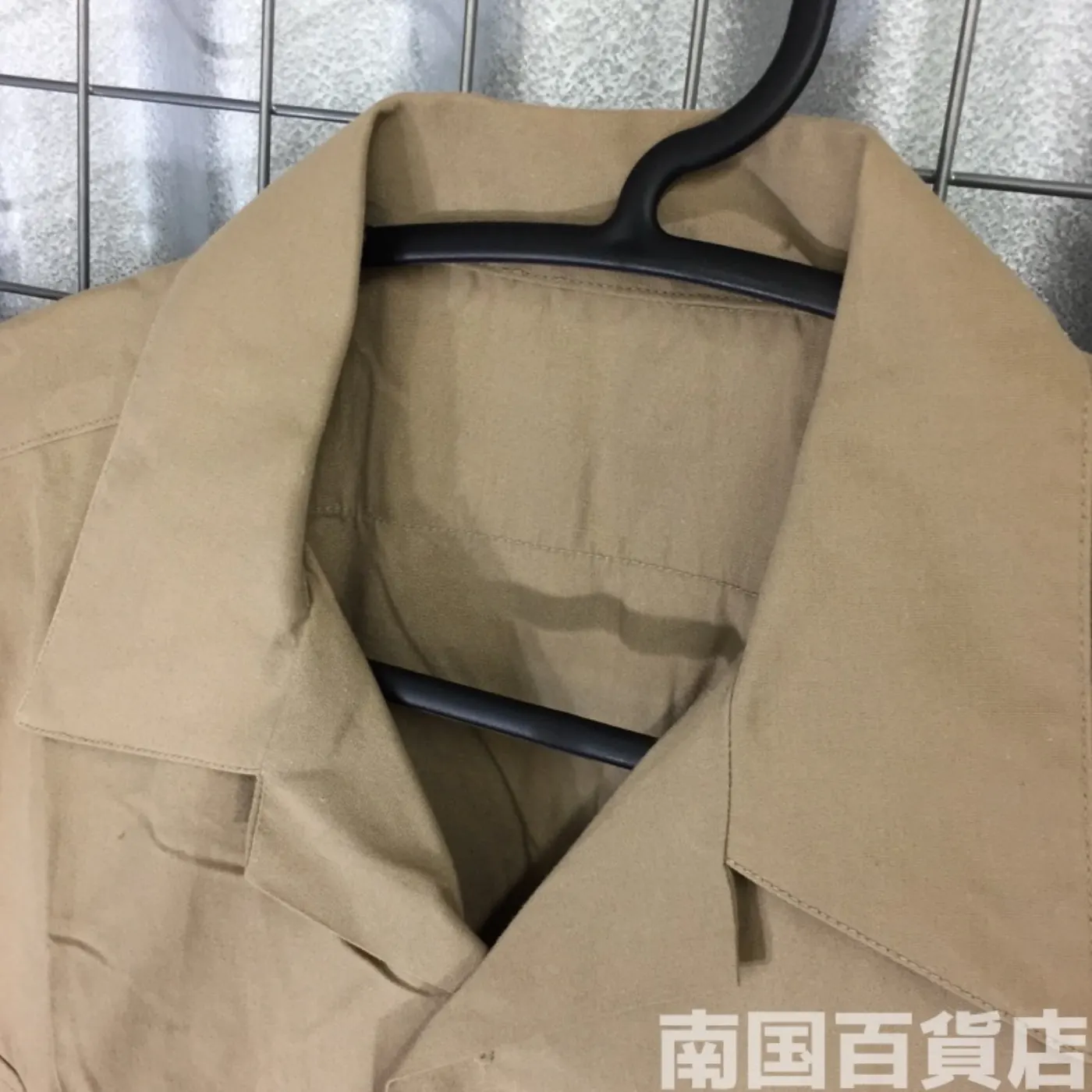 USMC カーキードレスシャツ (半袖) M 中古良品 記録写真3