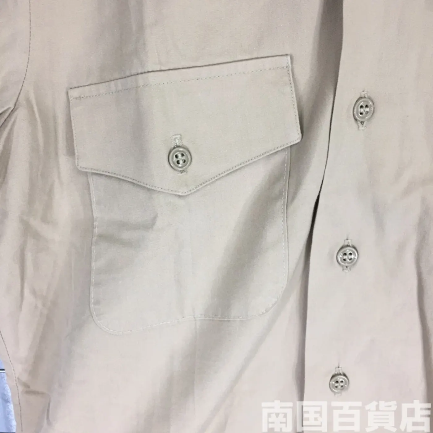 USMC カーキードレスシャツ (半袖) M 中古良品 記録写真7