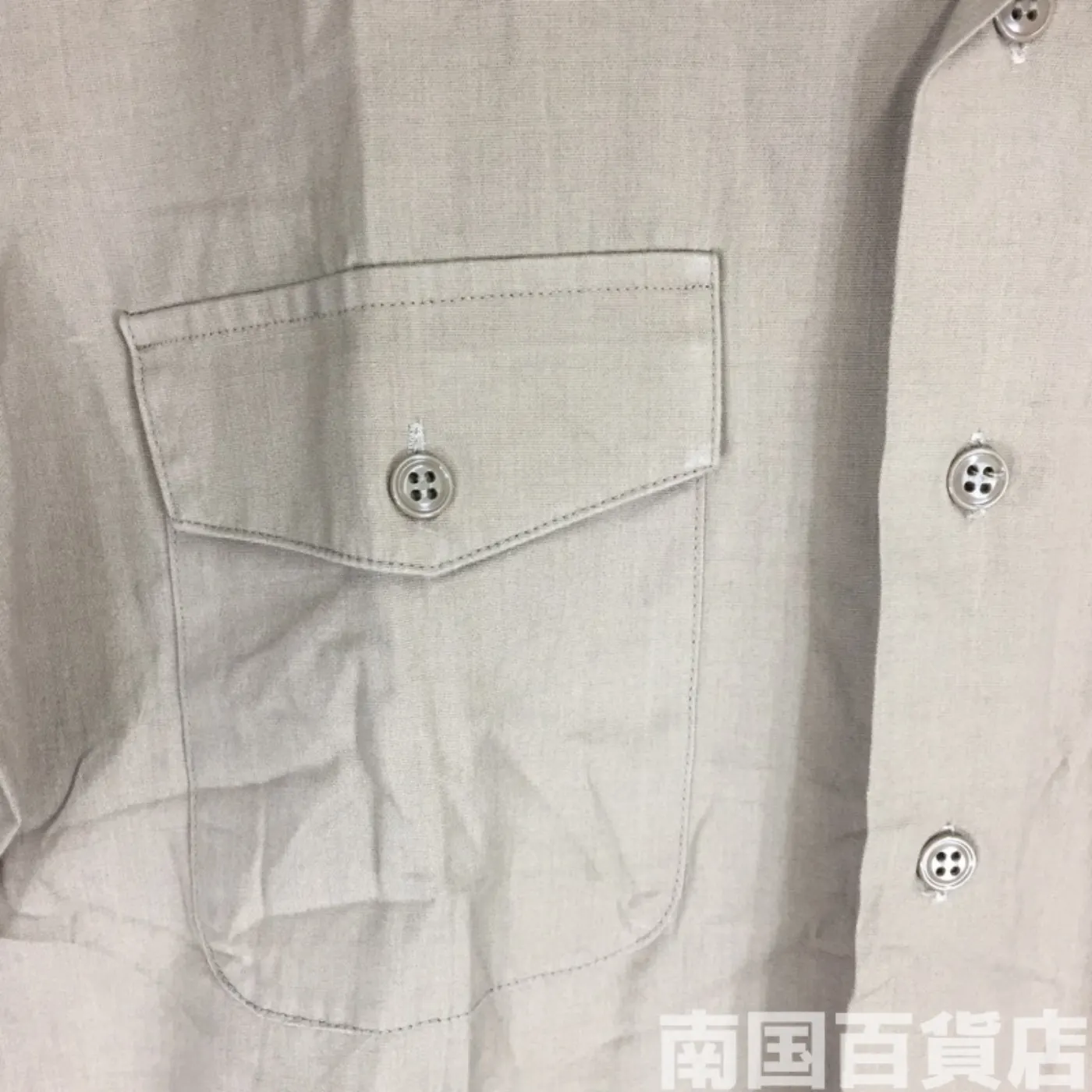 USMC カーキードレスシャツ (半袖) M 中古良品 記録写真7