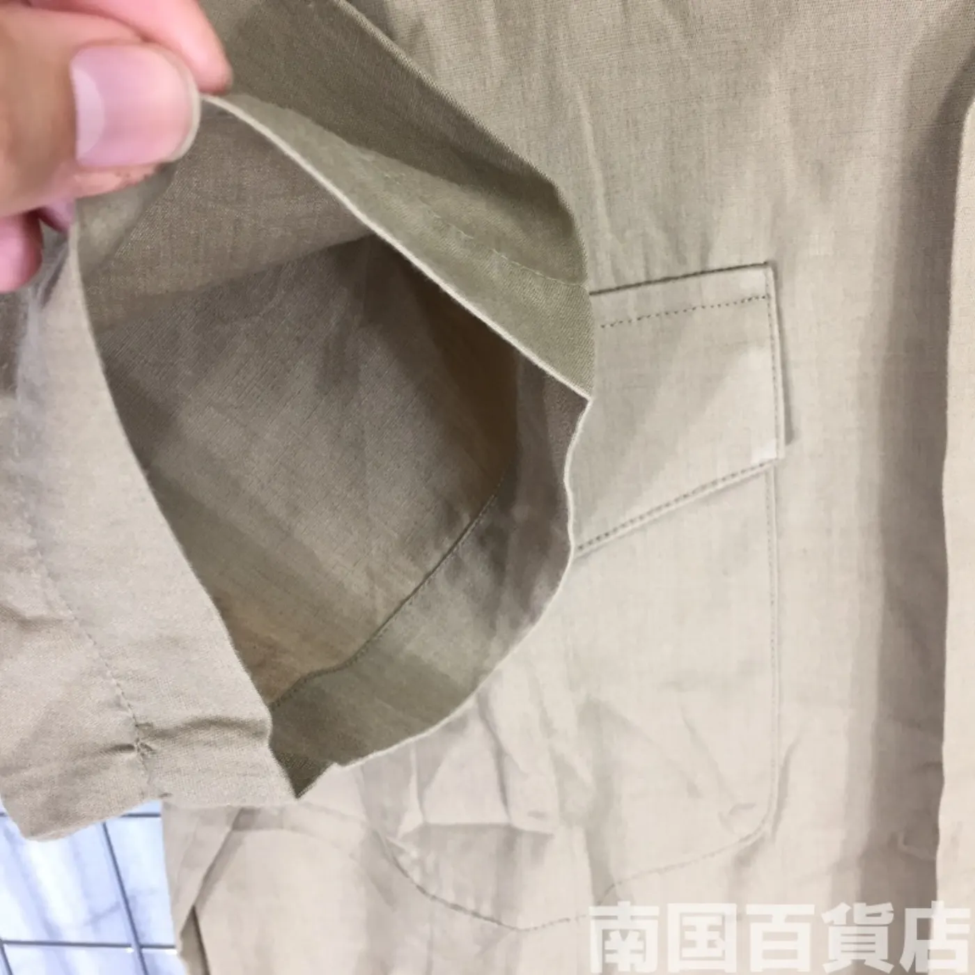 USMC カーキードレスシャツ (半袖) M 中古良品 記録写真8