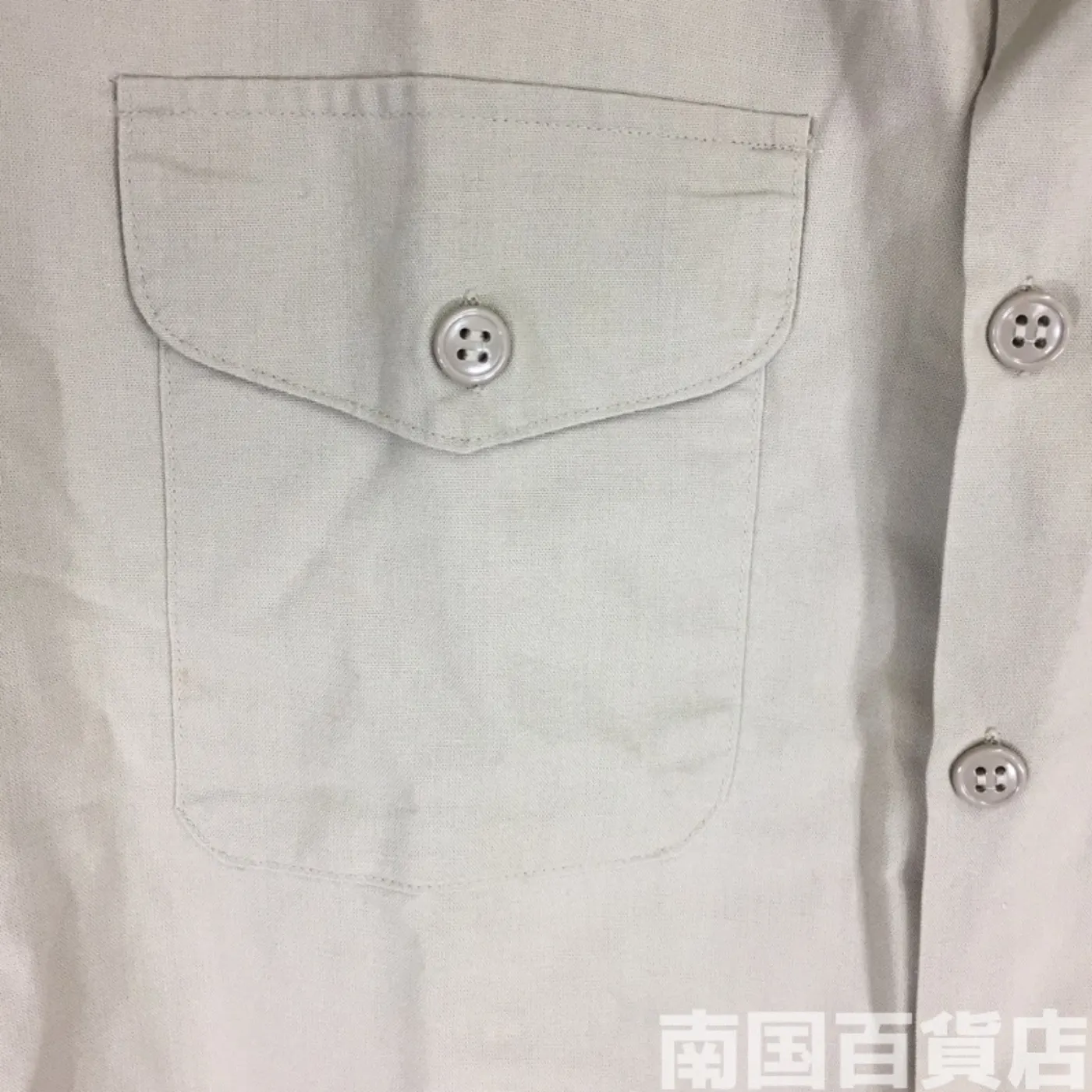 USMC カーキードレスシャツ (半袖) サイズ不明 中古良品 記録写真7