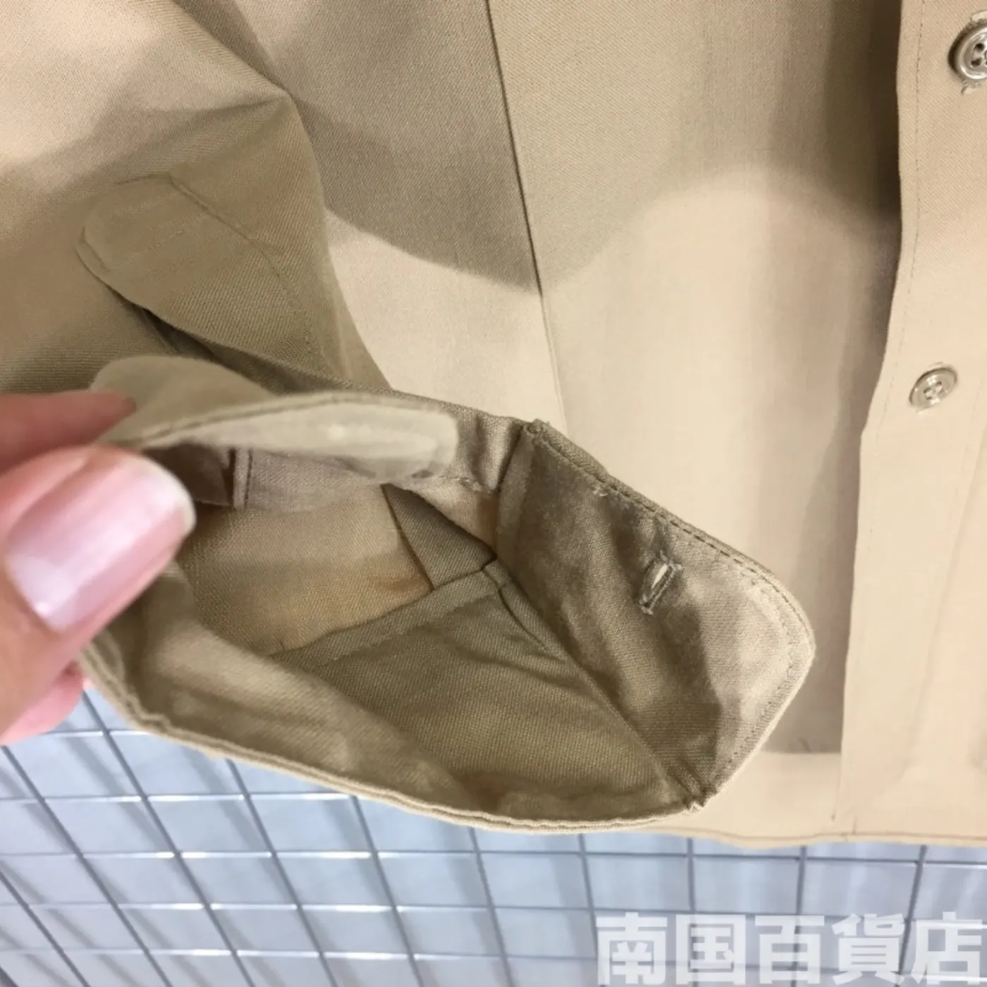 USMC カーキードレスシャツ (長袖) 16-36 中古良品 記録写真8