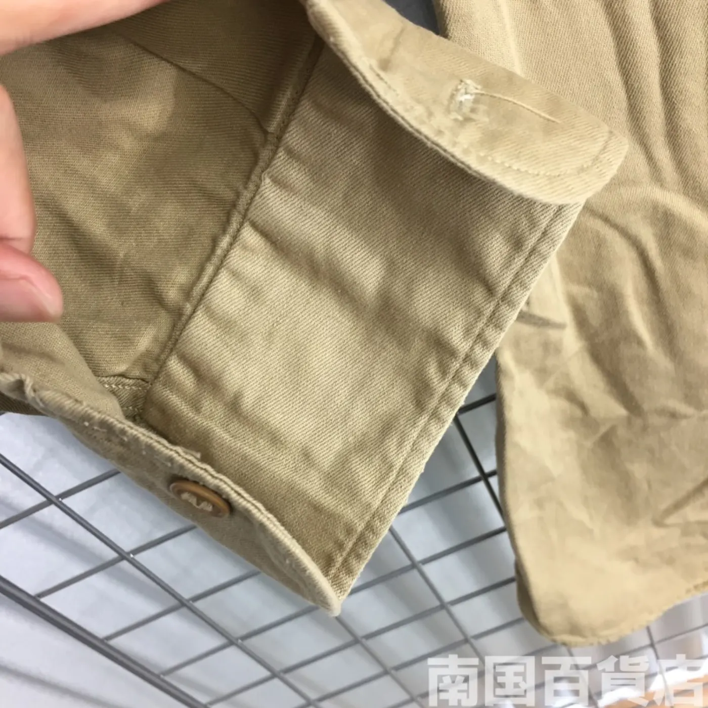 USMC カーキードレスシャツ (長袖) 15 1/2 - 34 中古良品 記録写真9