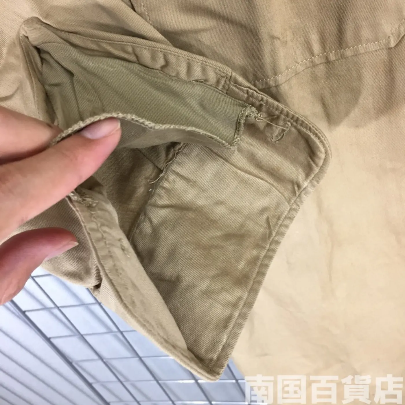 USMC カーキードレスシャツ (長袖) 14 1/2-33 中古良品 記録写真9