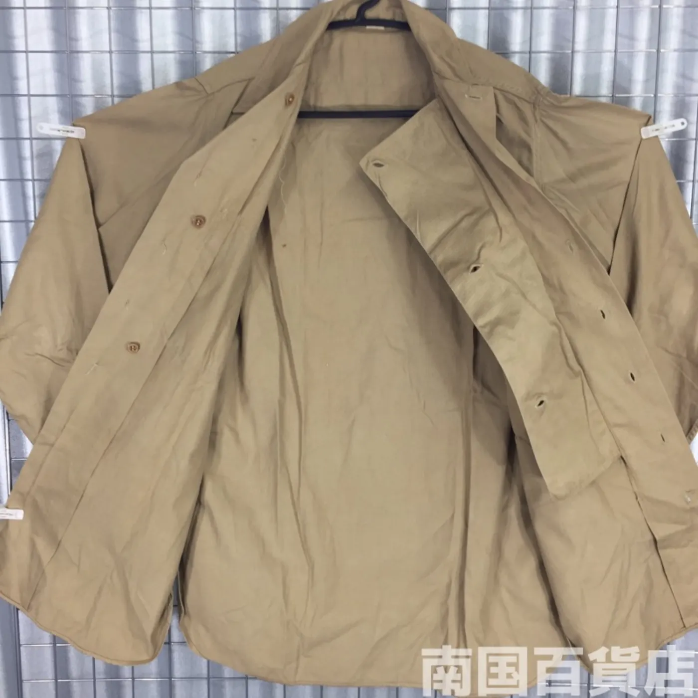 USMC カーキードレスシャツ (長袖) 14 1/2-33 中古良品 記録写真5