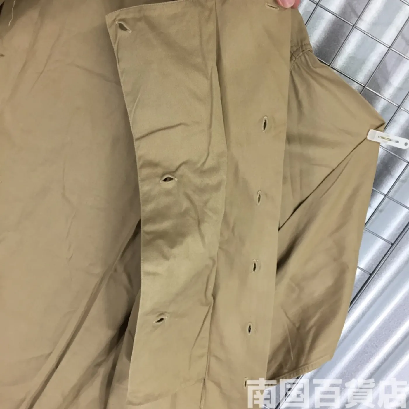USMC カーキードレスシャツ (長袖) 14 1/2-33 中古良品 記録写真8