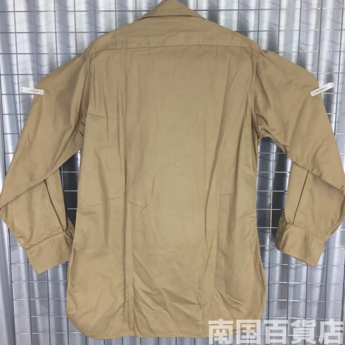 USMC カーキードレスシャツ (長袖) 14 1/2-33 中古良品 記録写真2