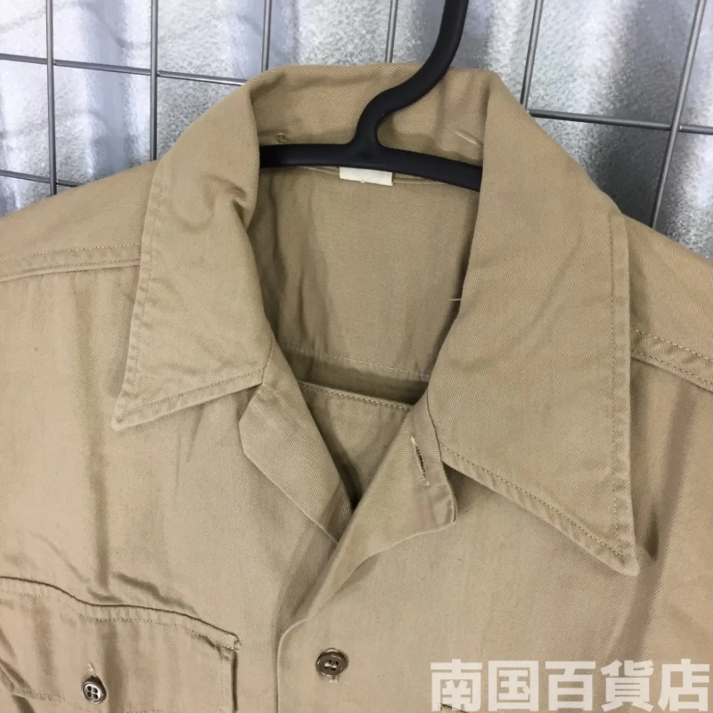 USMC カーキードレスシャツ (長袖) 15-33 中古良品 記録写真3