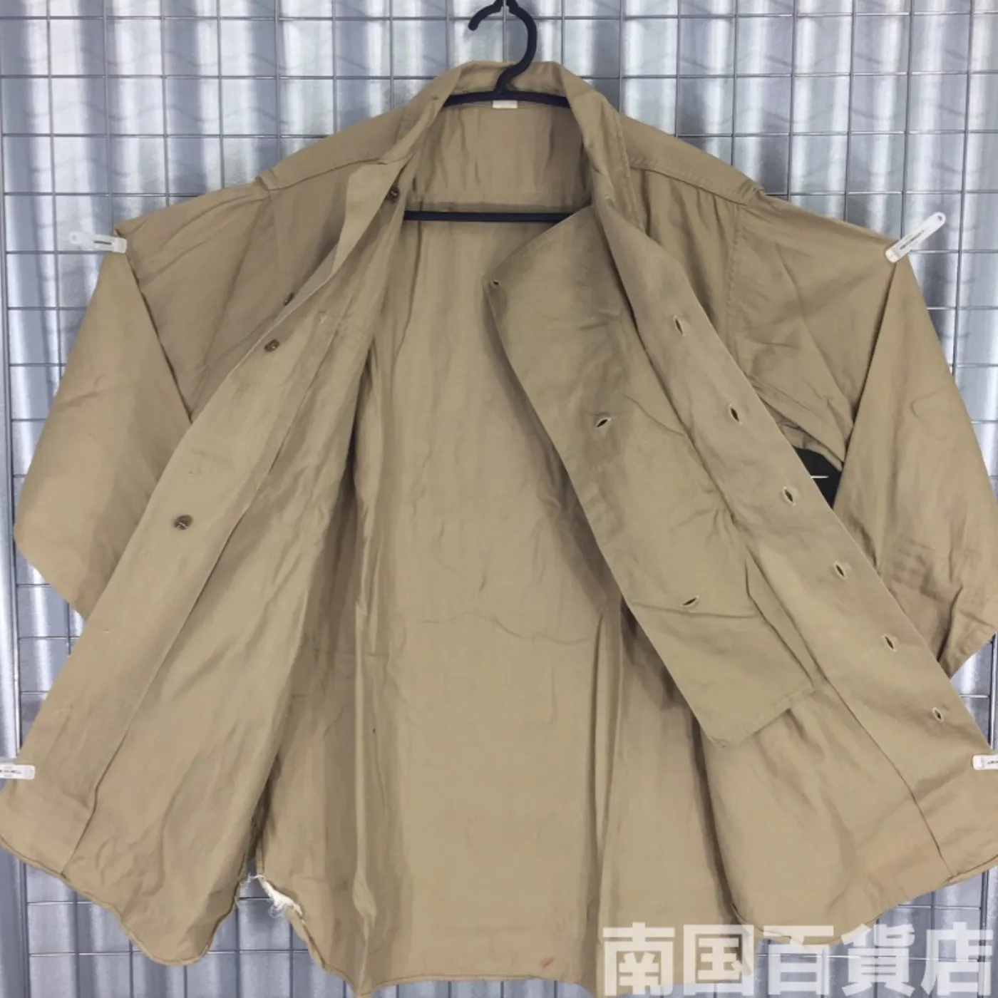 USMC カーキードレスシャツ (長袖) 15-33 中古良品 記録写真5