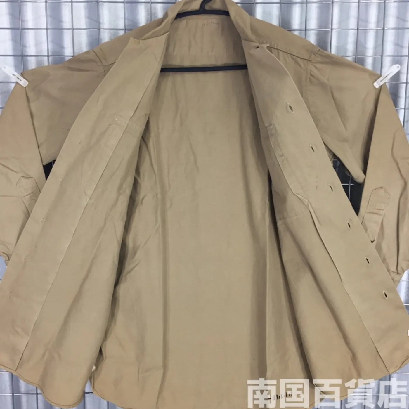 USMC カーキードレスシャツ （長袖） サイズ不明 中古良品 記録写真4