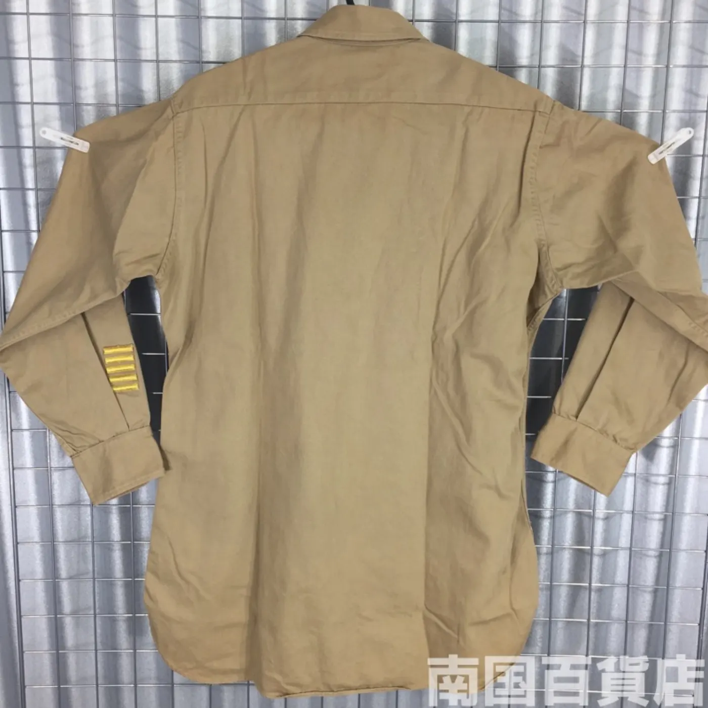 USMC カーキードレスシャツ （長袖） サイズ不明 中古良品 記録写真2