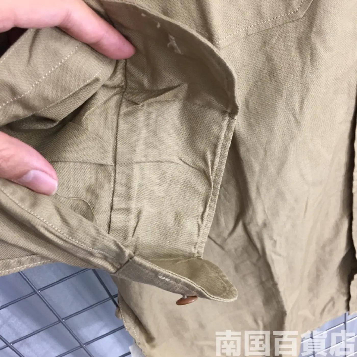 USMC カーキードレスシャツ （長袖） 15 1/2-33 中古良品 記録写真7