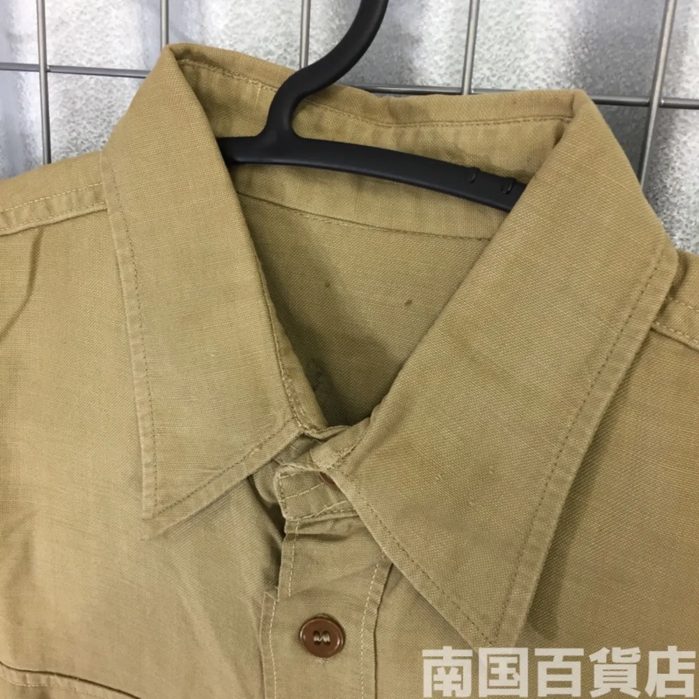 USMC カーキードレスシャツ (長袖) サイズ不明 中古良品 記録写真4