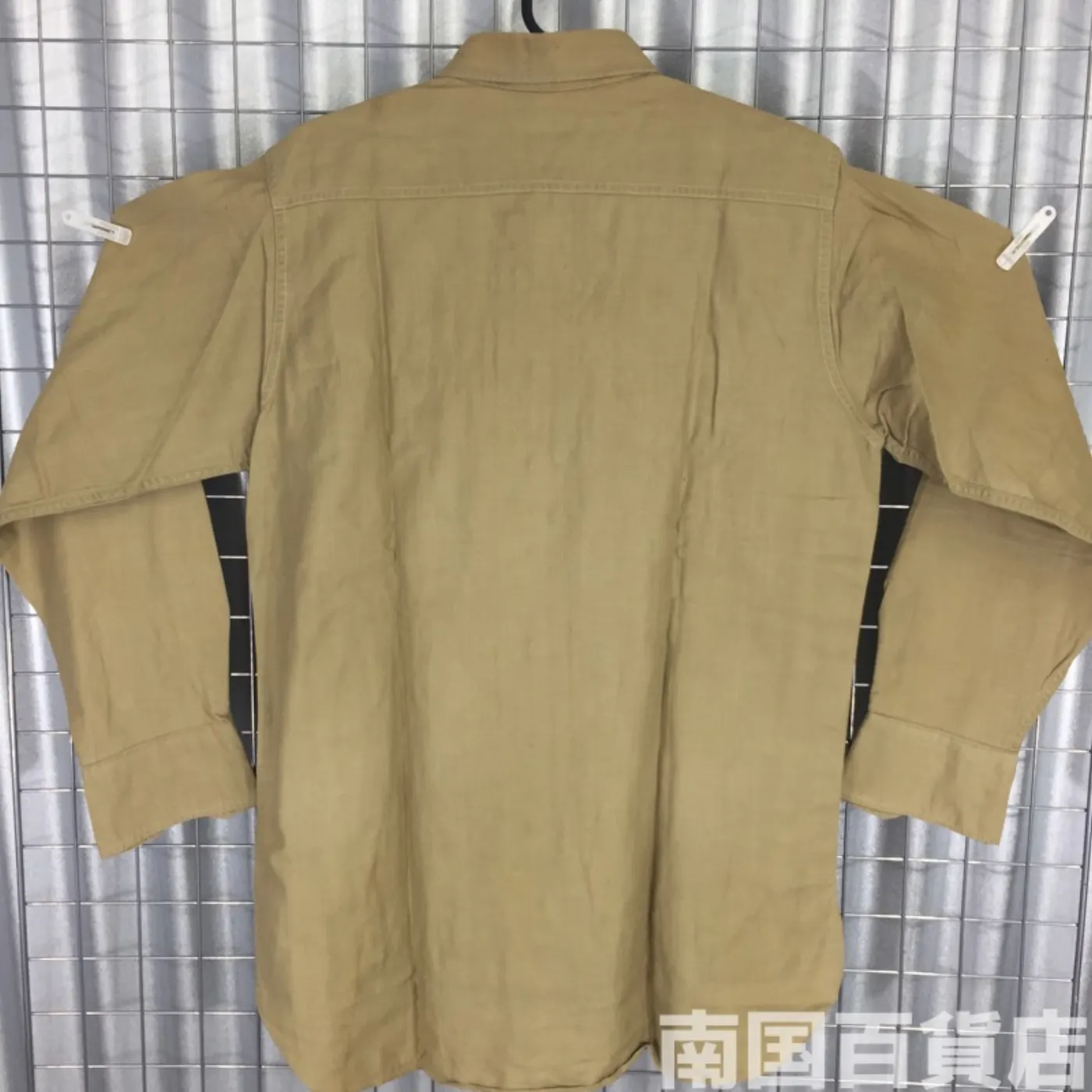USMC カーキードレスシャツ (長袖) サイズ不明 中古良品 記録写真2
